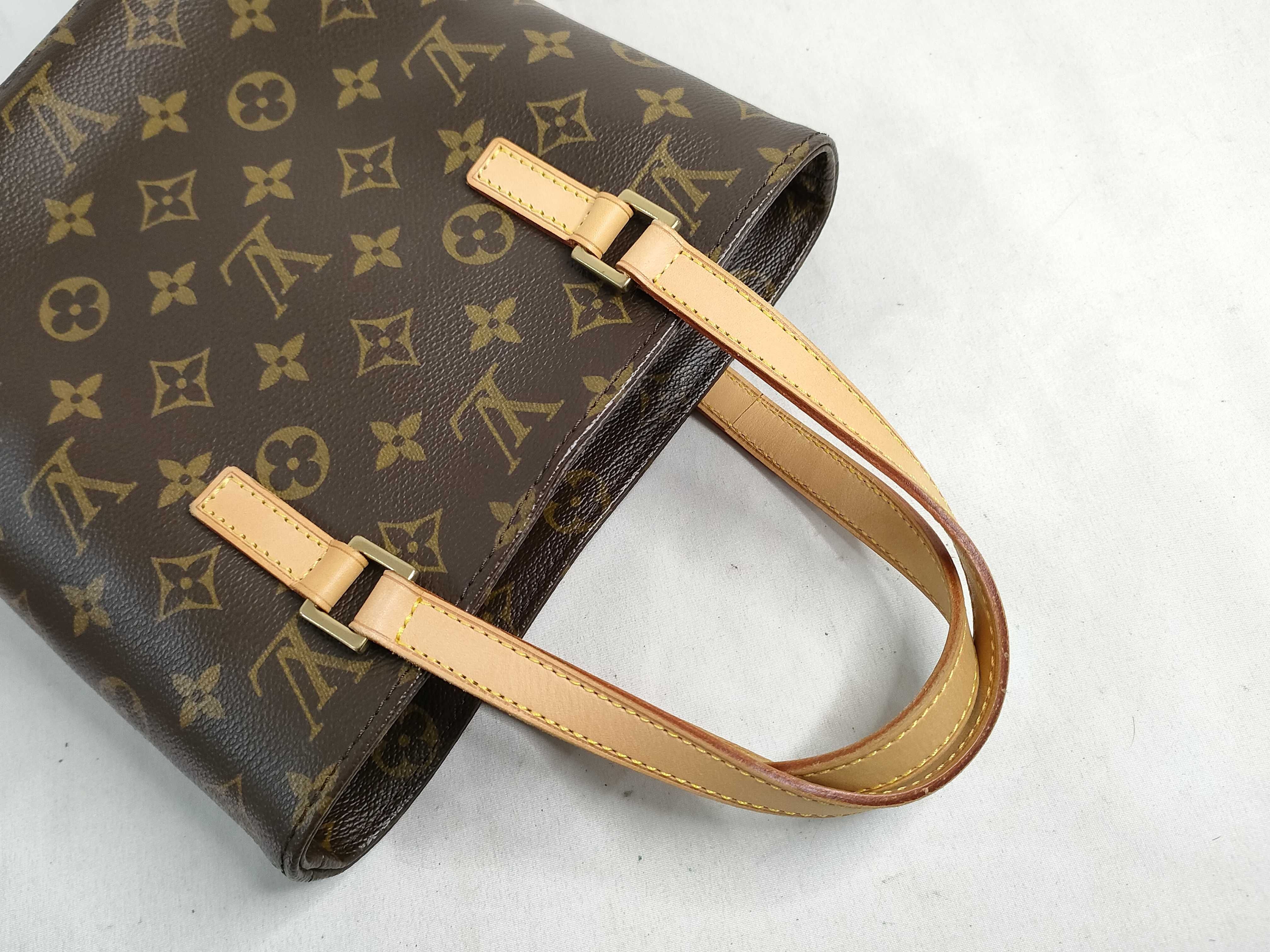 Monogram Vuitton Monogram Vavin PM Brown Mini Tote Bag — view 3