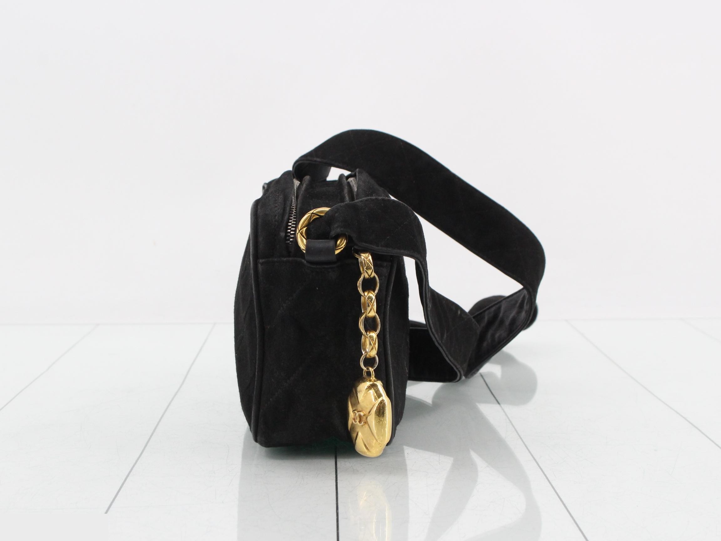 Coco Mark Suede Shoulder Bag — view 4