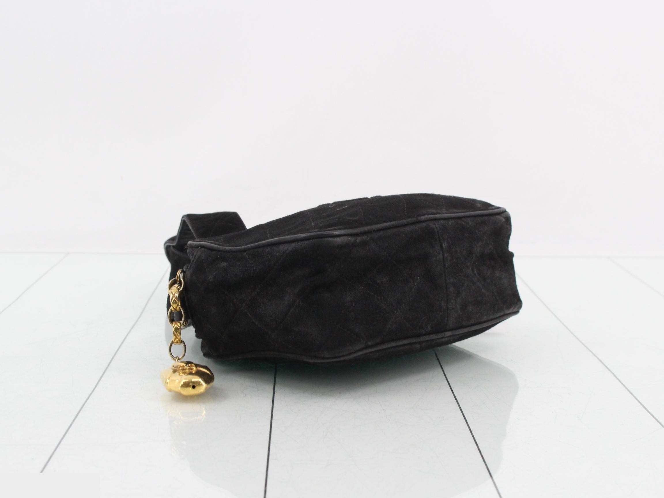 Coco Mark Suede Shoulder Bag — view 5