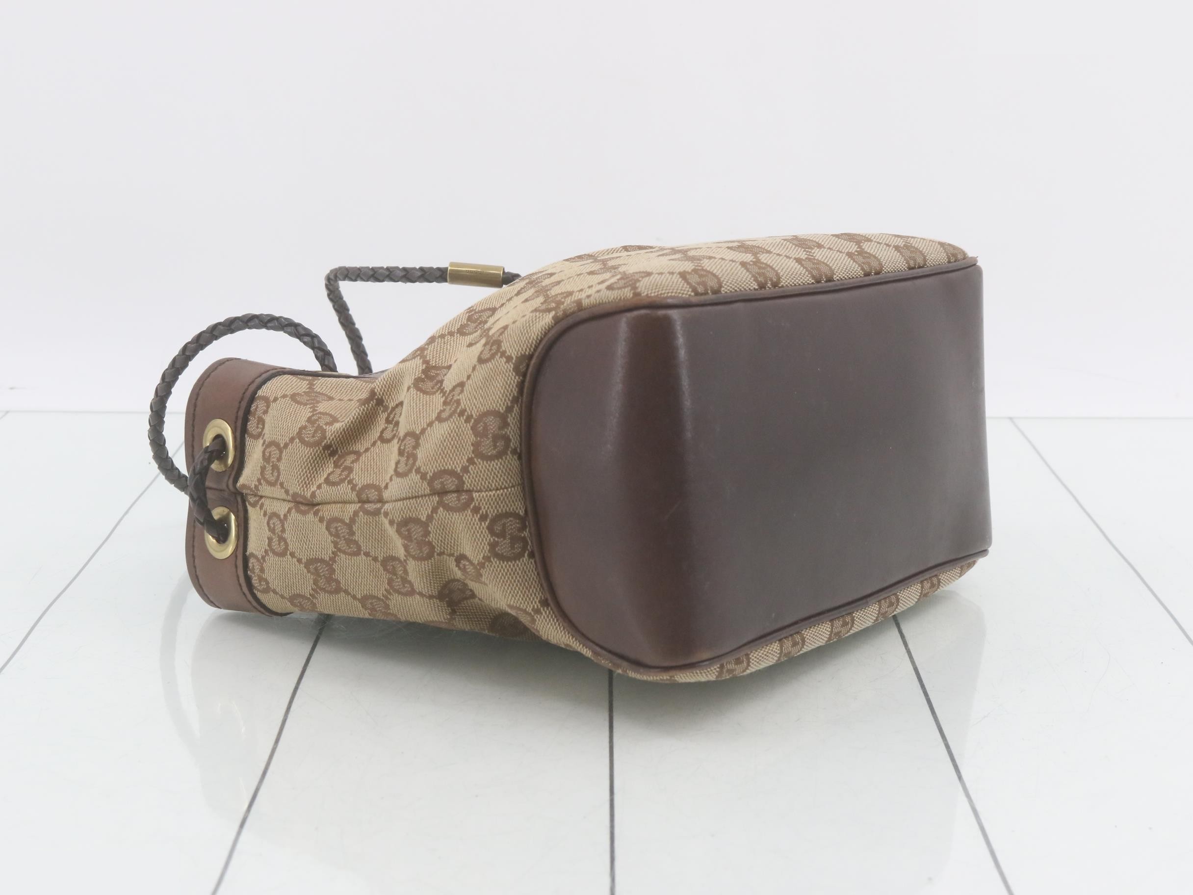 GG canvas leather handbag — view 5
