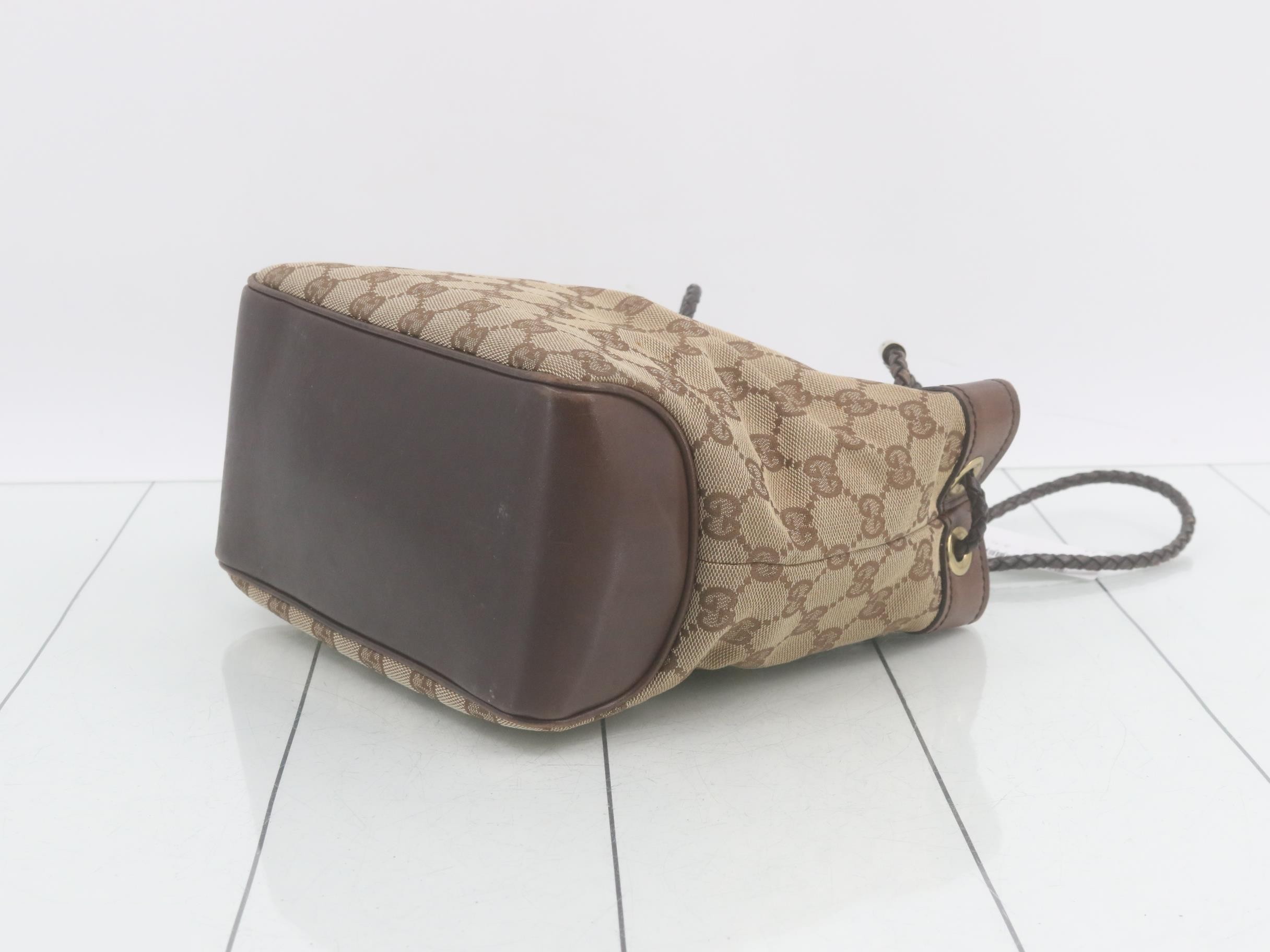 GG canvas leather handbag — view 6