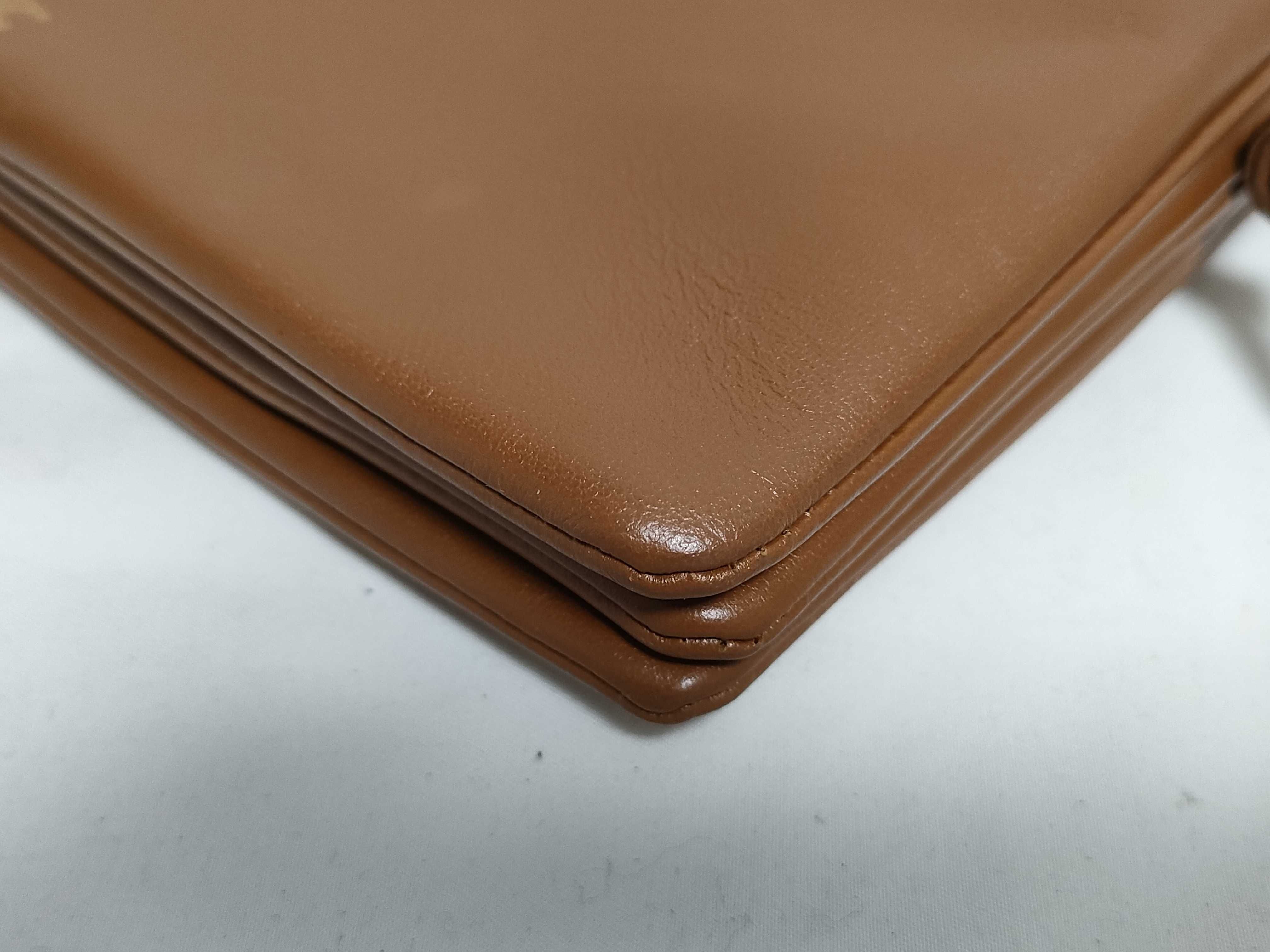 Trio Flap Leather Shoulder Bag, Brown Shoulder Bag — view 7