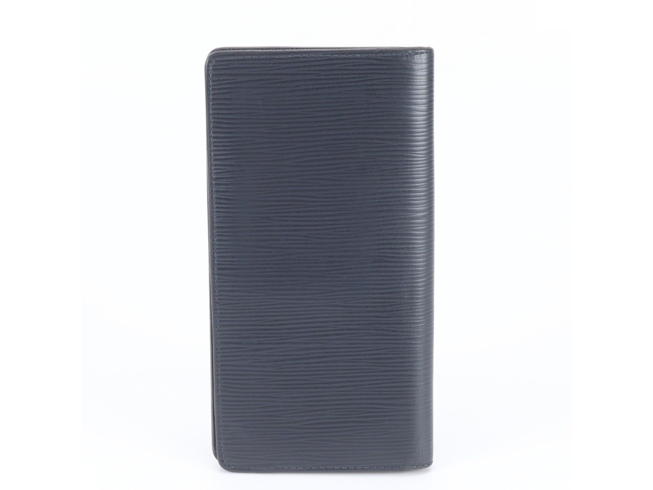 Epi Portefeuille Brazza Blue Marine M61816 Leather Long Wallet — view 2
