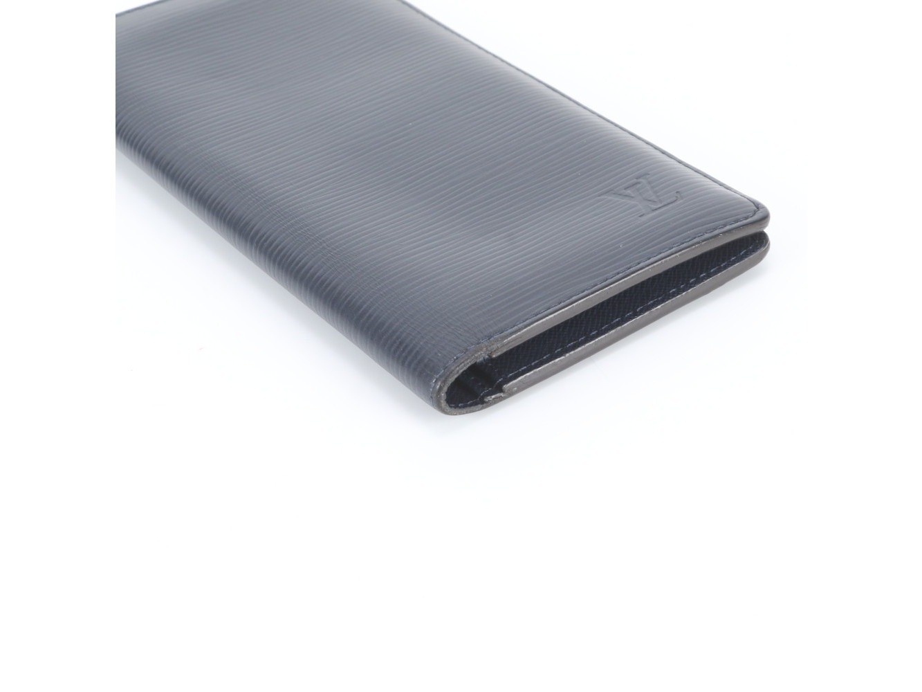 Epi Portefeuille Brazza Blue Marine M61816 Leather Long Wallet — view 3