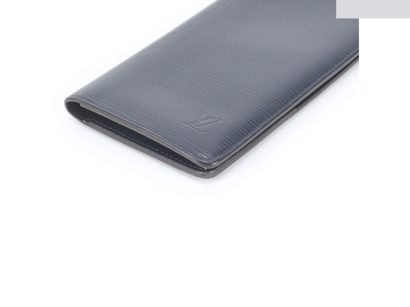 Epi Portefeuille Brazza Blue Marine M61816 Leather Long Wallet — view 4