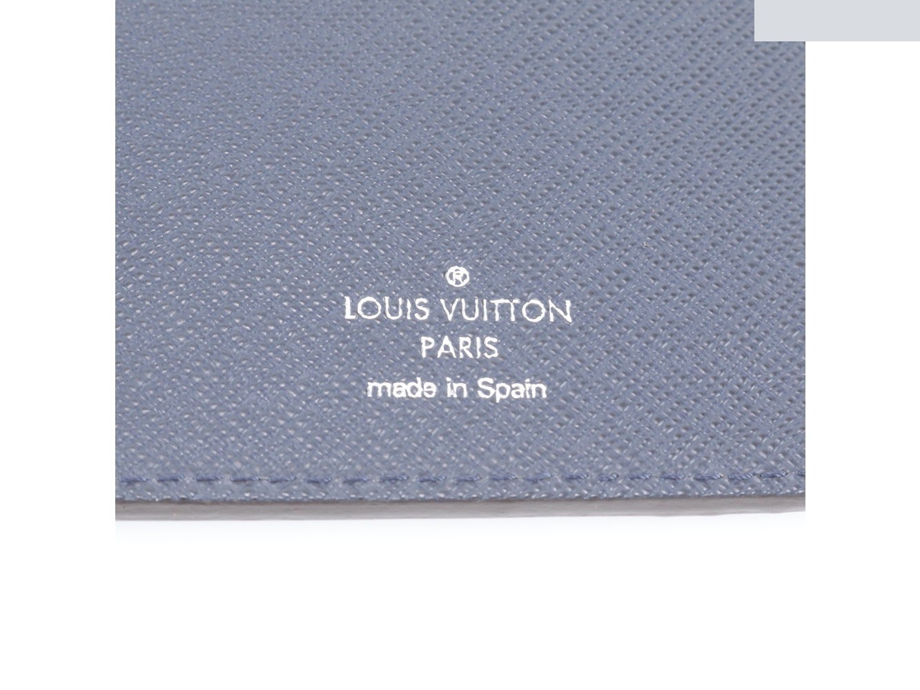 Epi Portefeuille Brazza Blue Marine M61816 Leather Long Wallet — view 8
