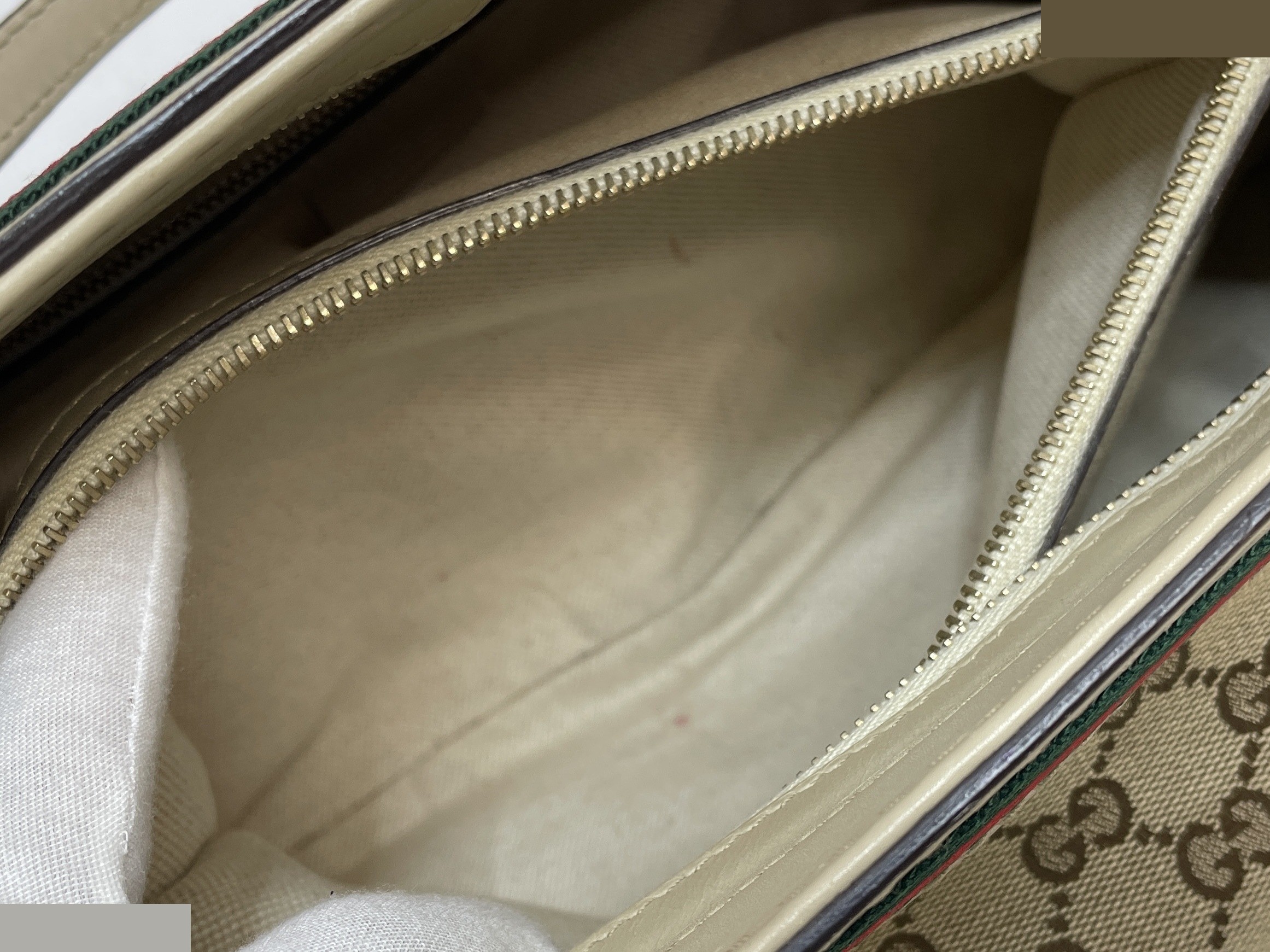 GG Canvas Mayfair Sherry Line Tote Bag, Beige — view 11