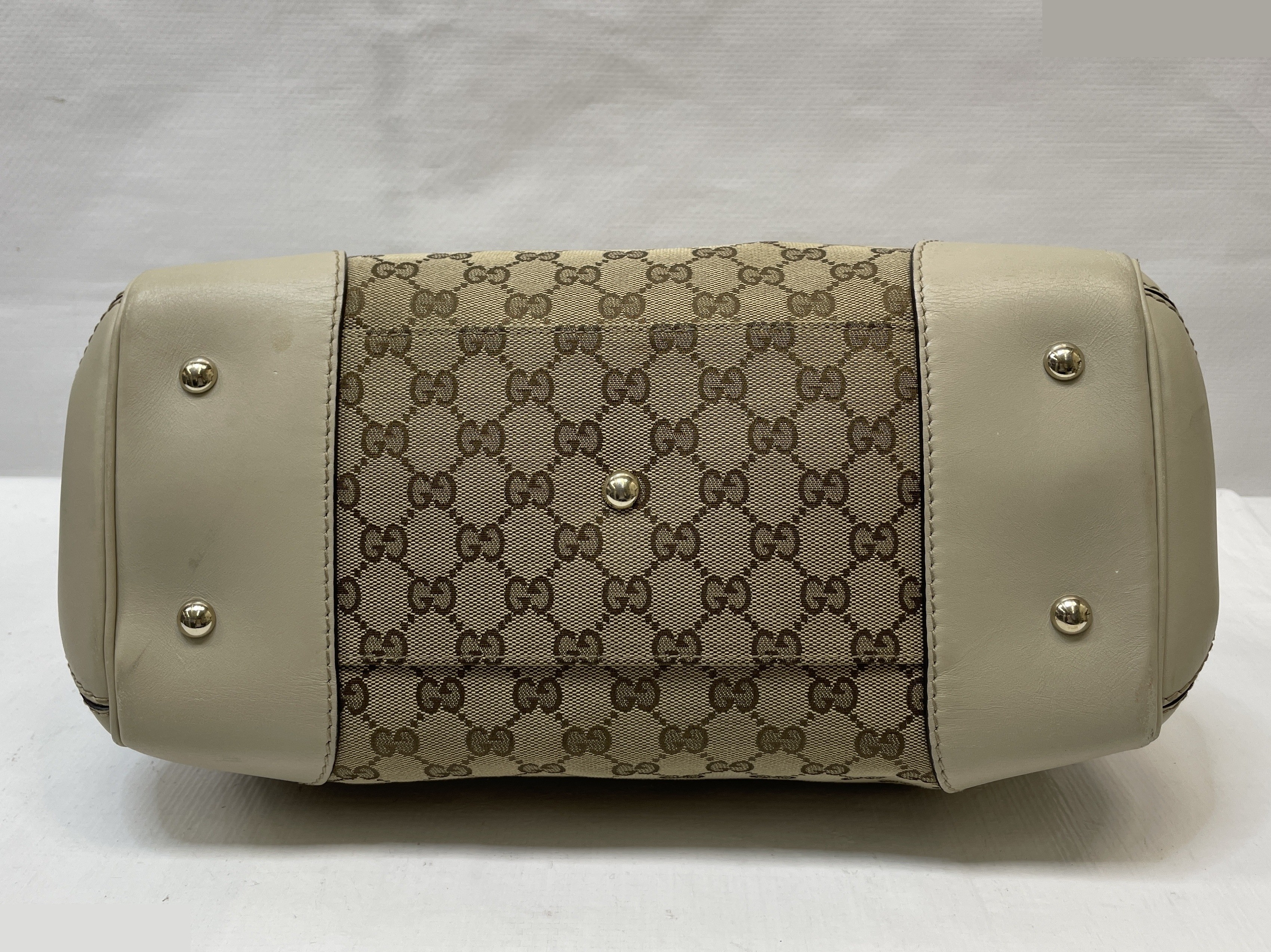 GG Canvas Mayfair Sherry Line Tote Bag, Beige — view 5