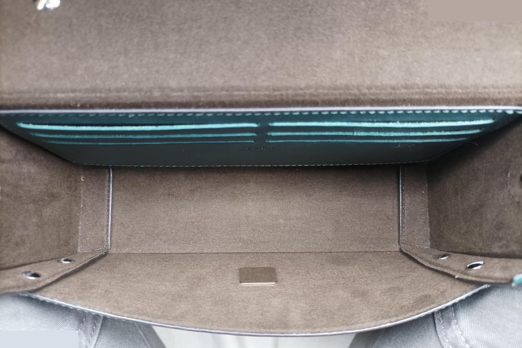 Soft Trunk, Leather, Green — view 6