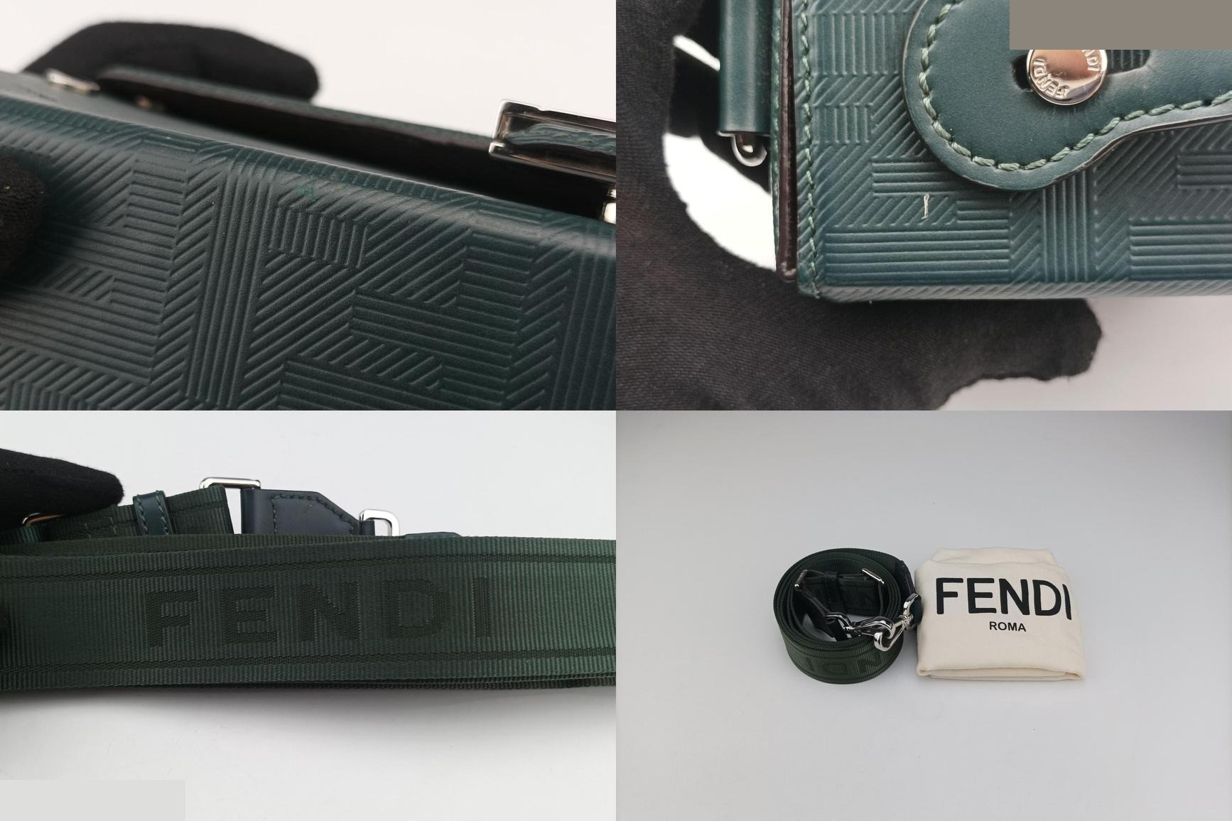 Soft Trunk, Leather, Green — view 10