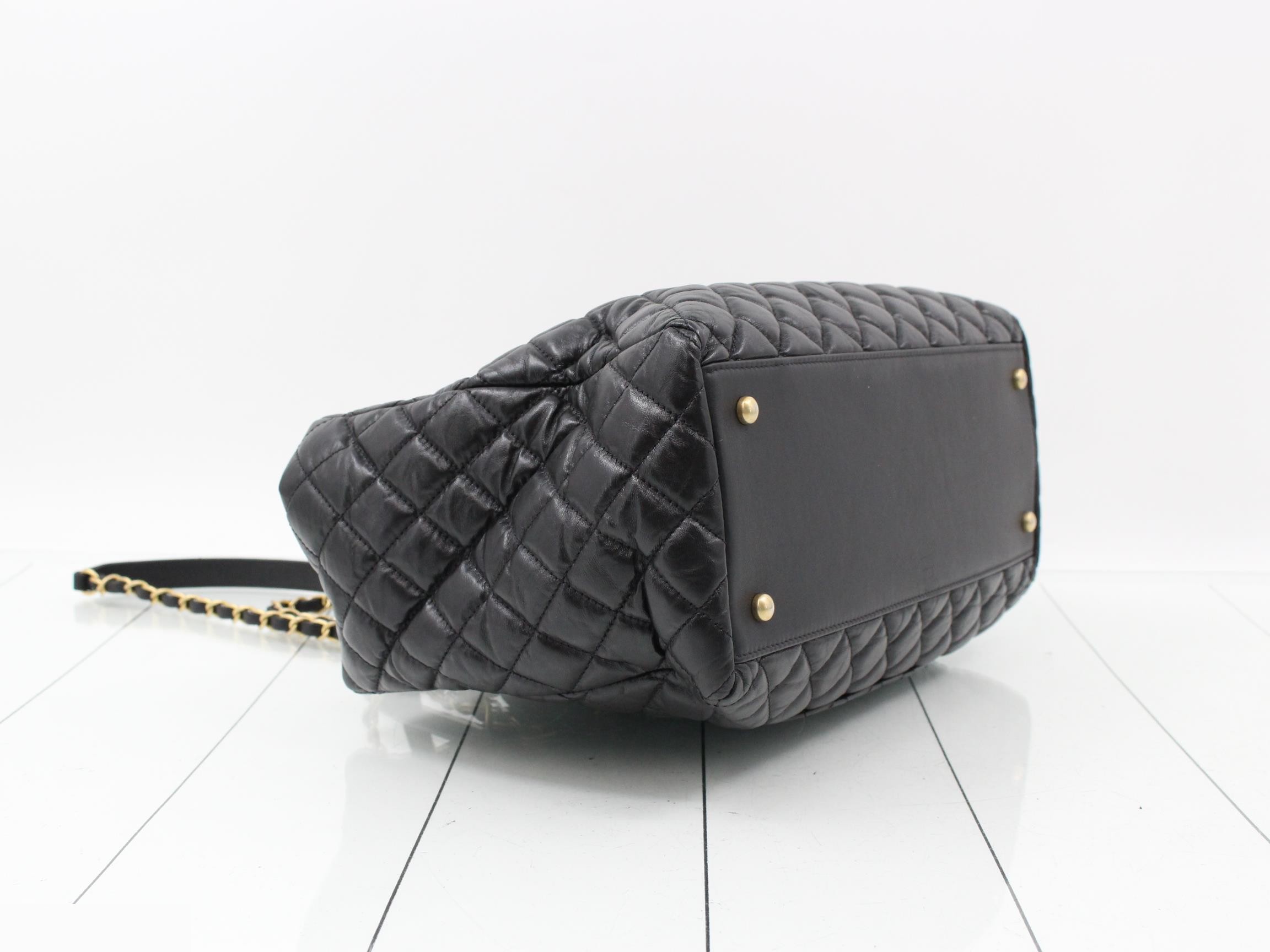 Matelassé Lambskin 2-Way Handbag/Chain Tote — view 5