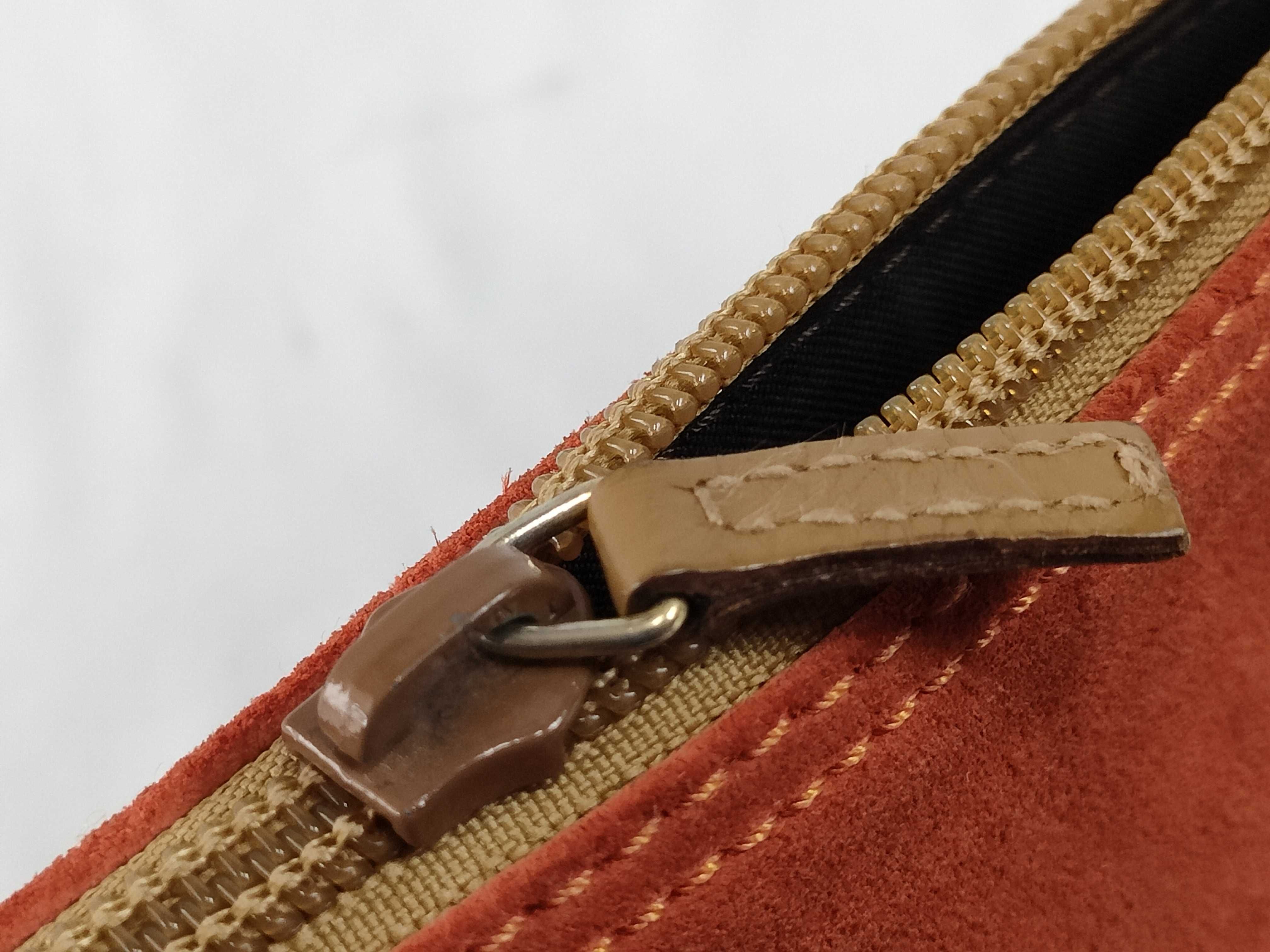 logo suede accessory pouch handbag — view 14