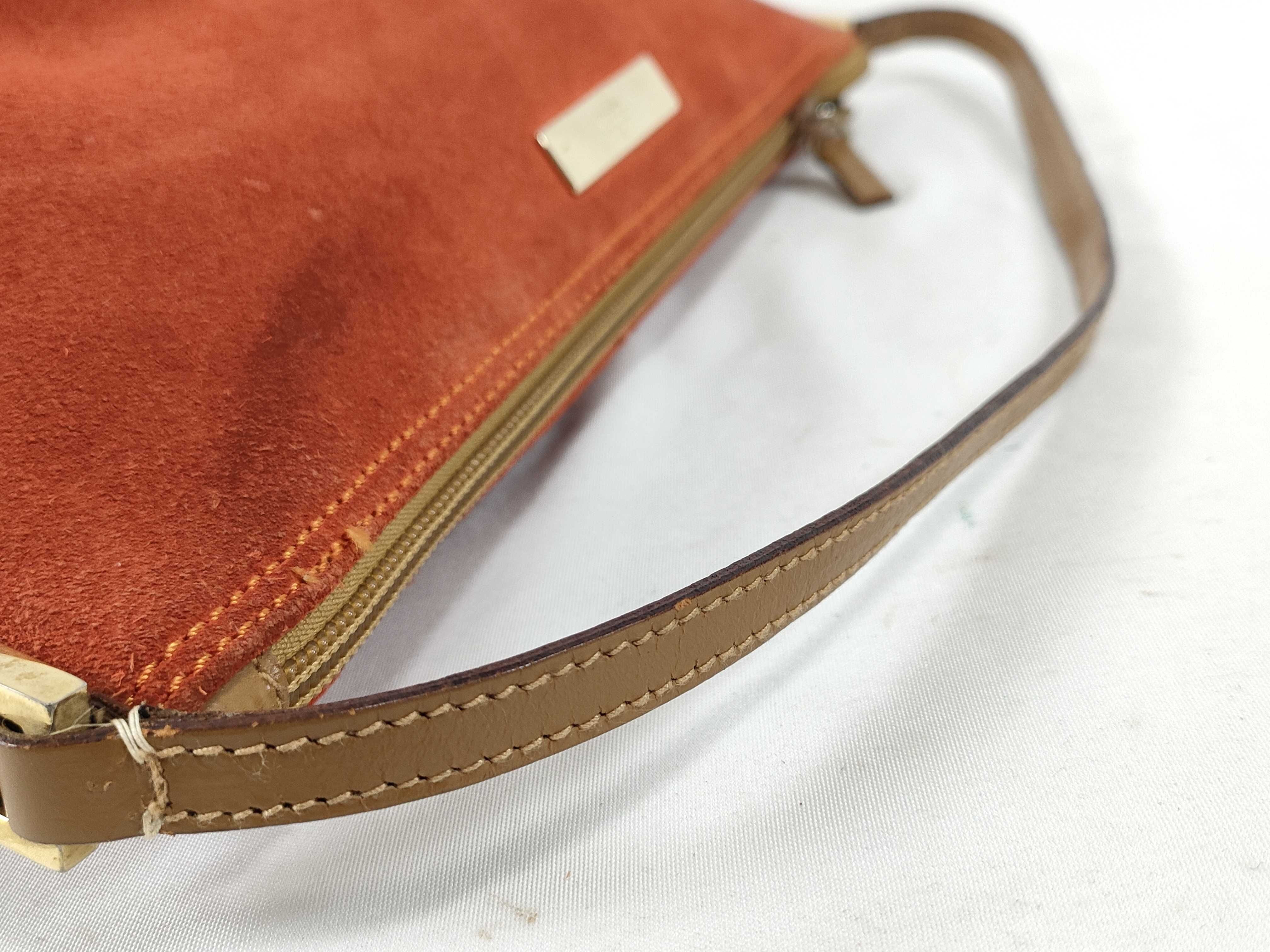 logo suede accessory pouch handbag — view 3