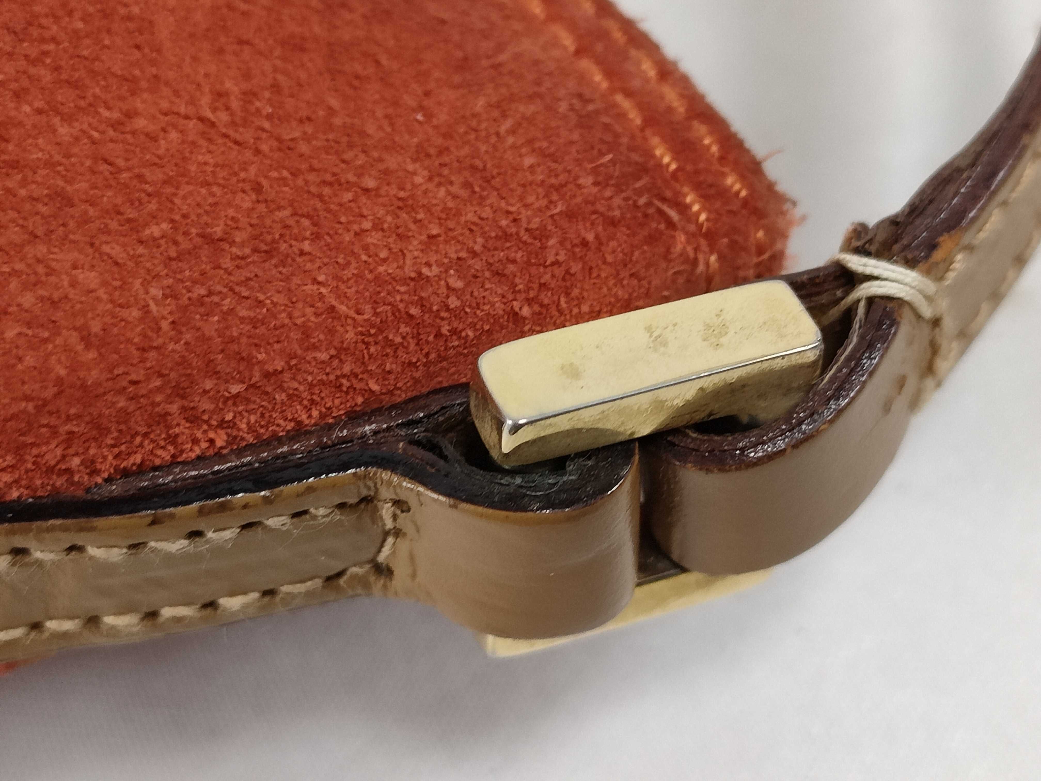 logo suede accessory pouch handbag — view 5