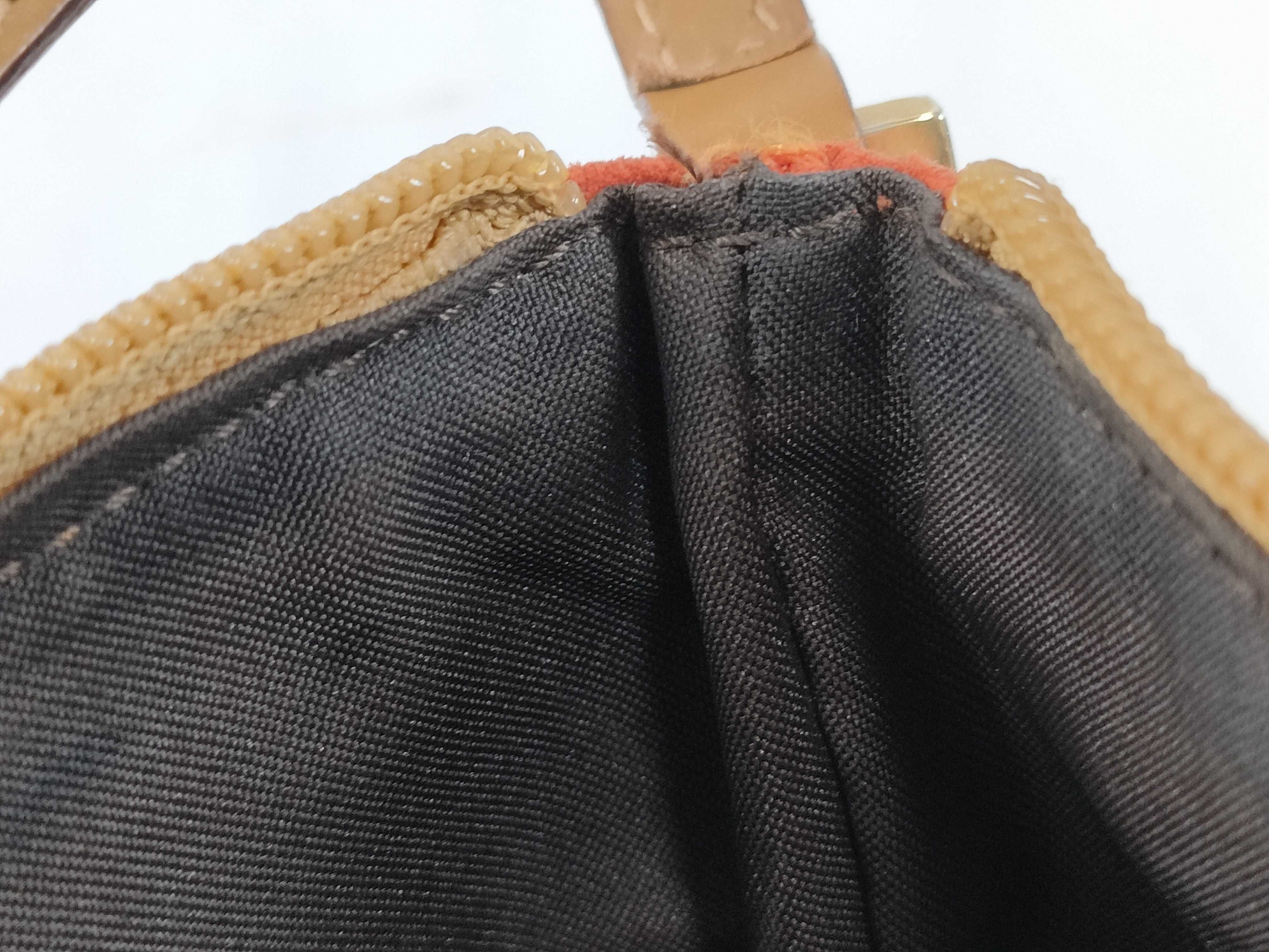 logo suede accessory pouch handbag — view 9