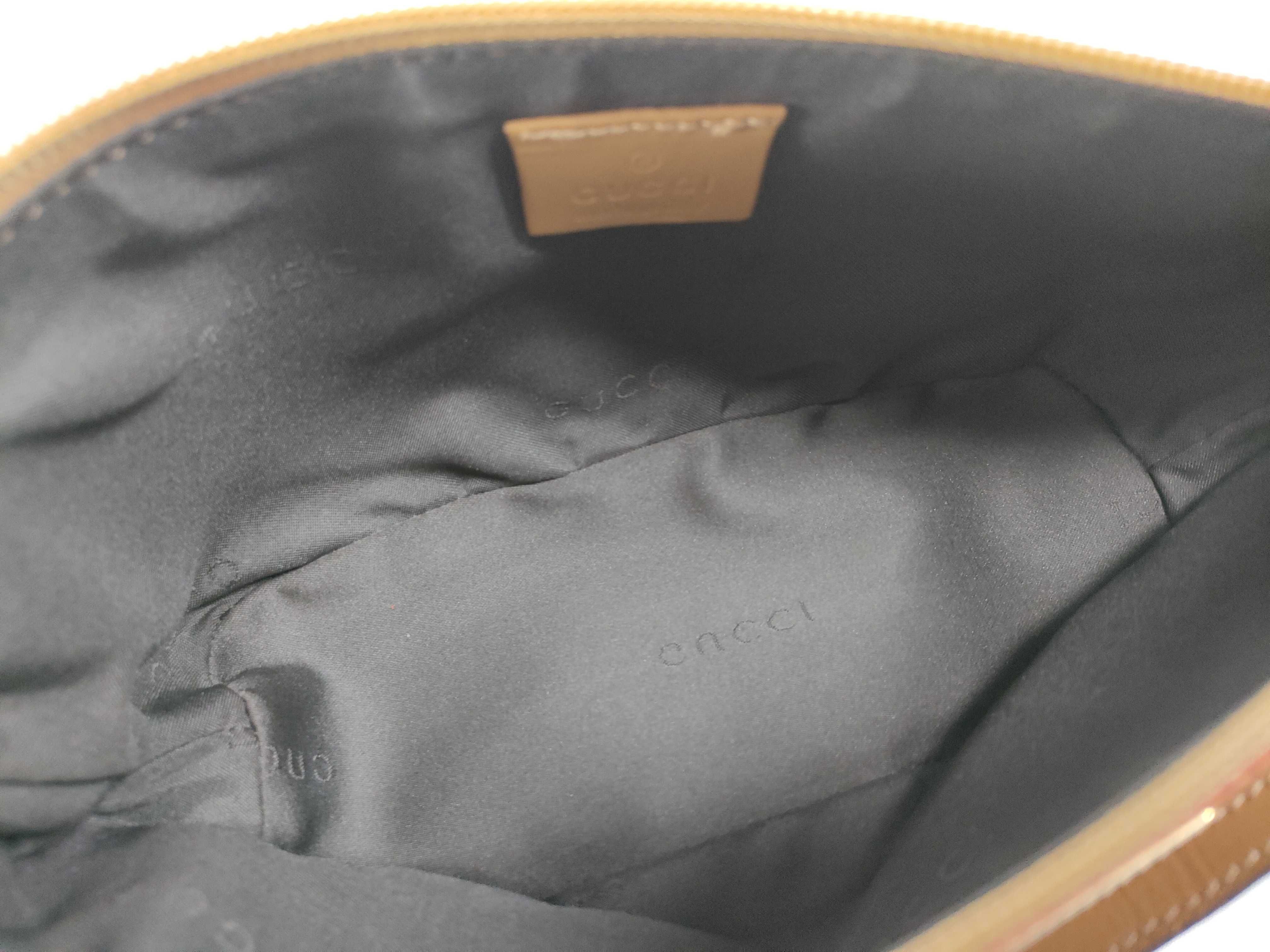 logo suede accessory pouch handbag — view 10