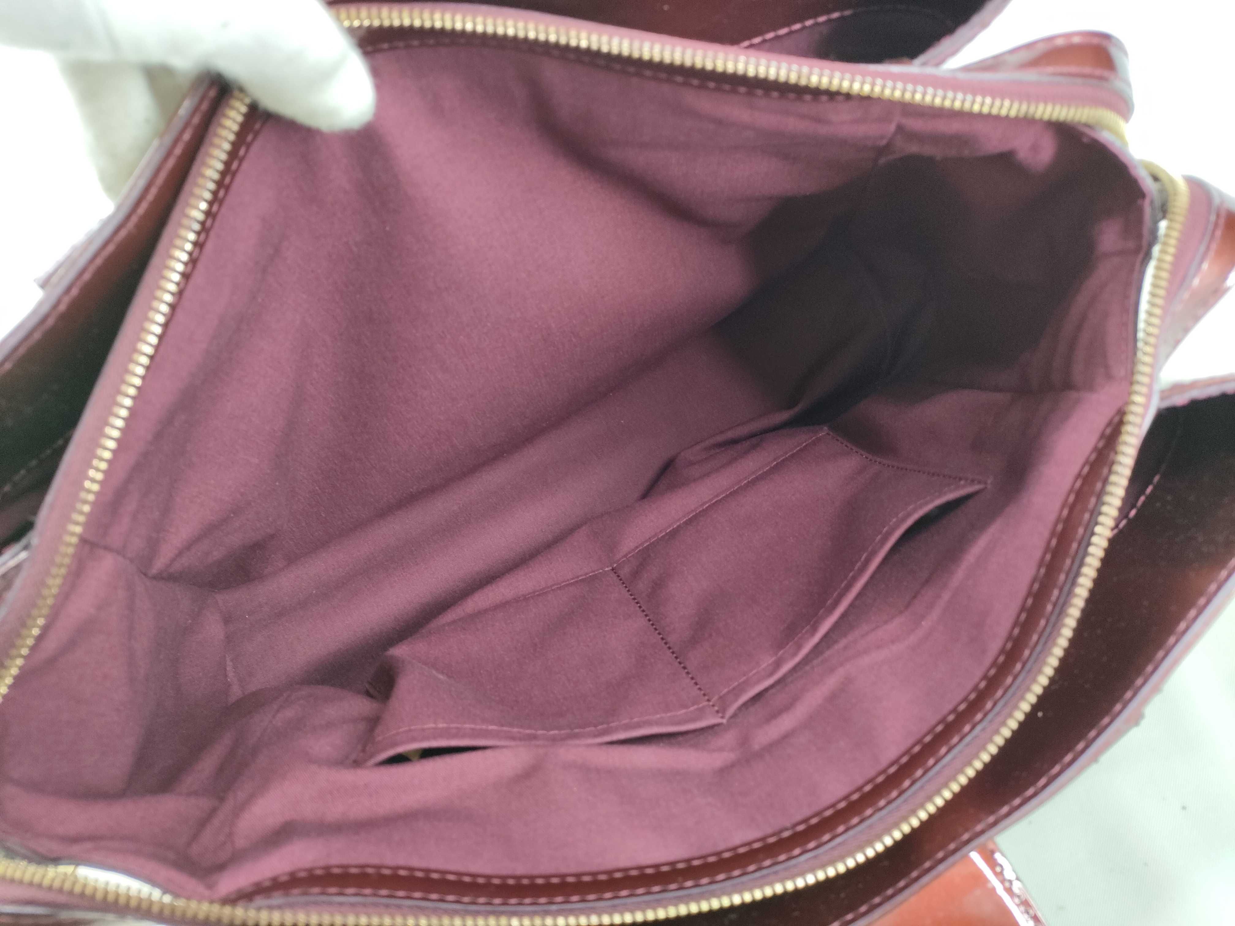 Vernis Bag Louis Vuitton Melrose Avenue Amarante Vernis Handbag — view 11