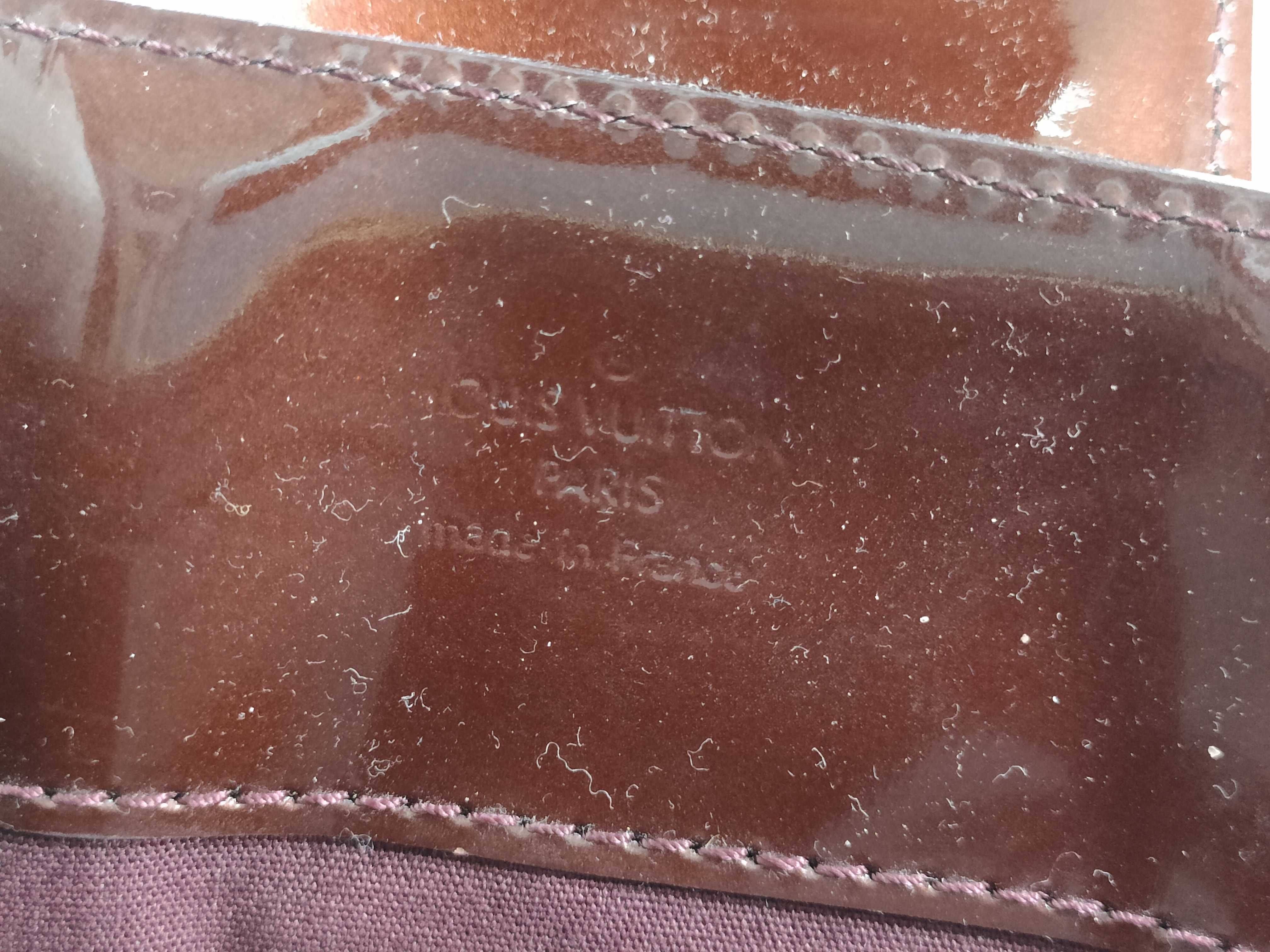 Vernis Bag Louis Vuitton Melrose Avenue Amarante Vernis Handbag — view 12