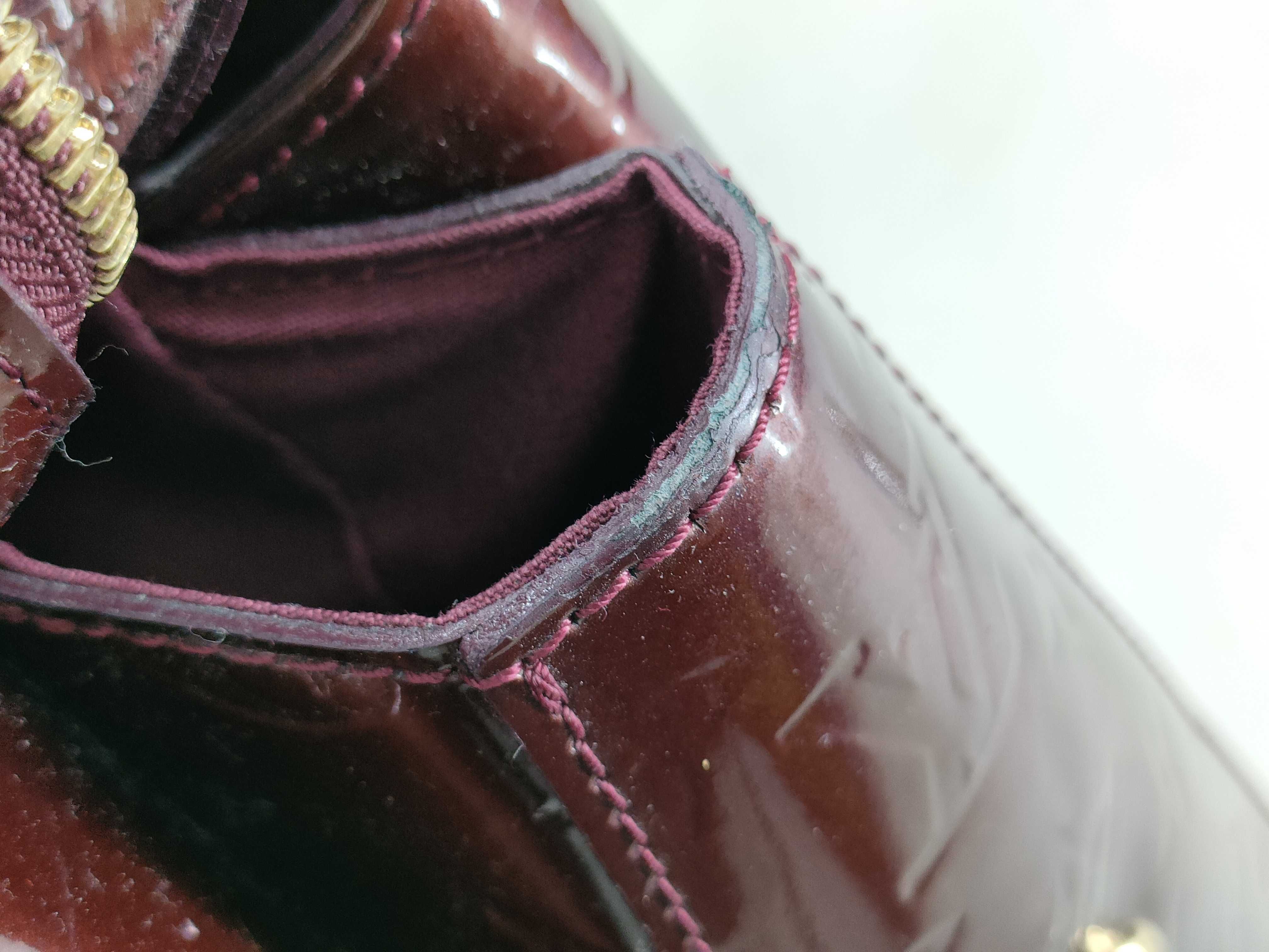 Vernis Bag Louis Vuitton Melrose Avenue Amarante Vernis Handbag — view 13