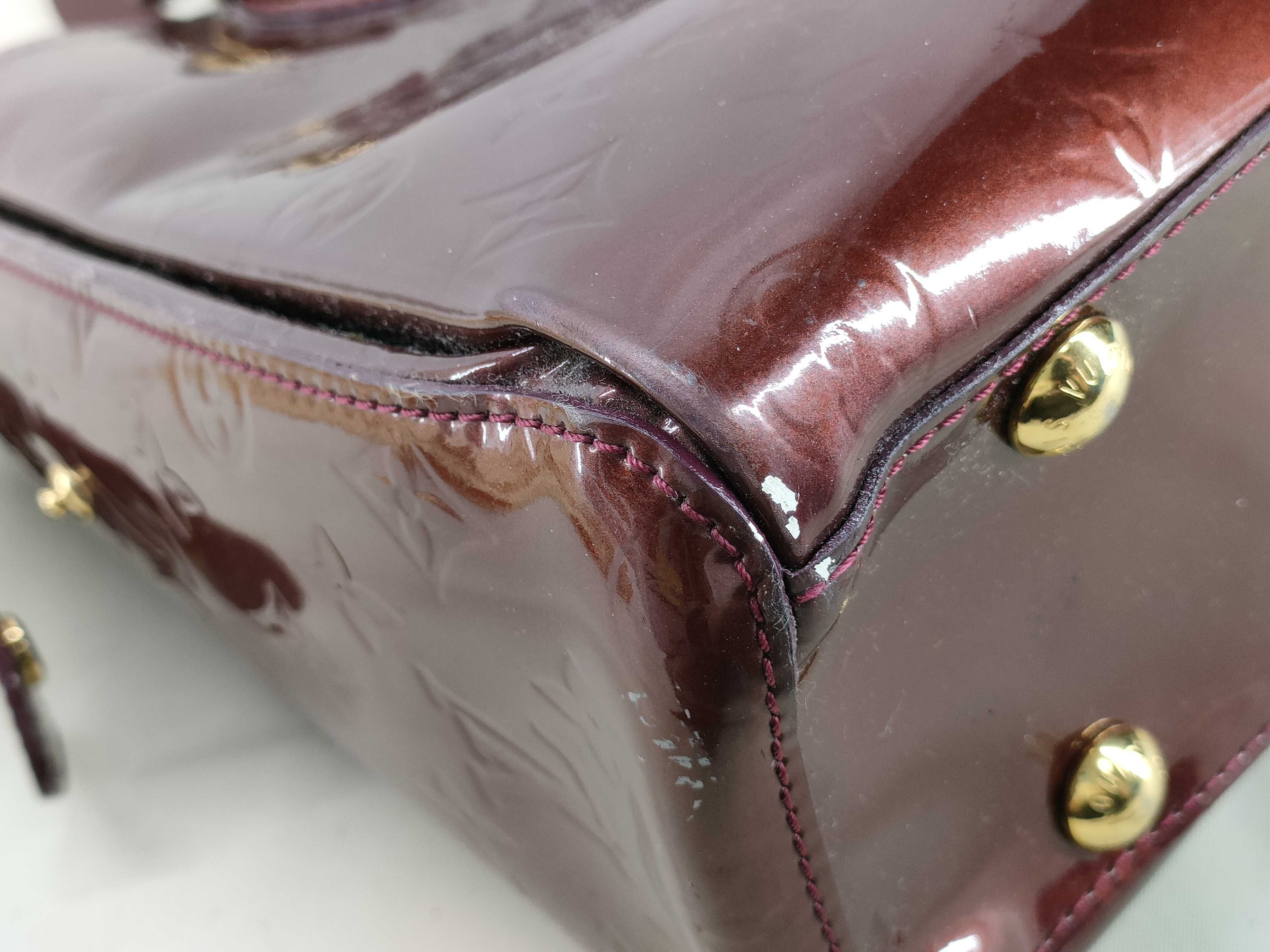 Vernis Bag Louis Vuitton Melrose Avenue Amarante Vernis Handbag — view 4
