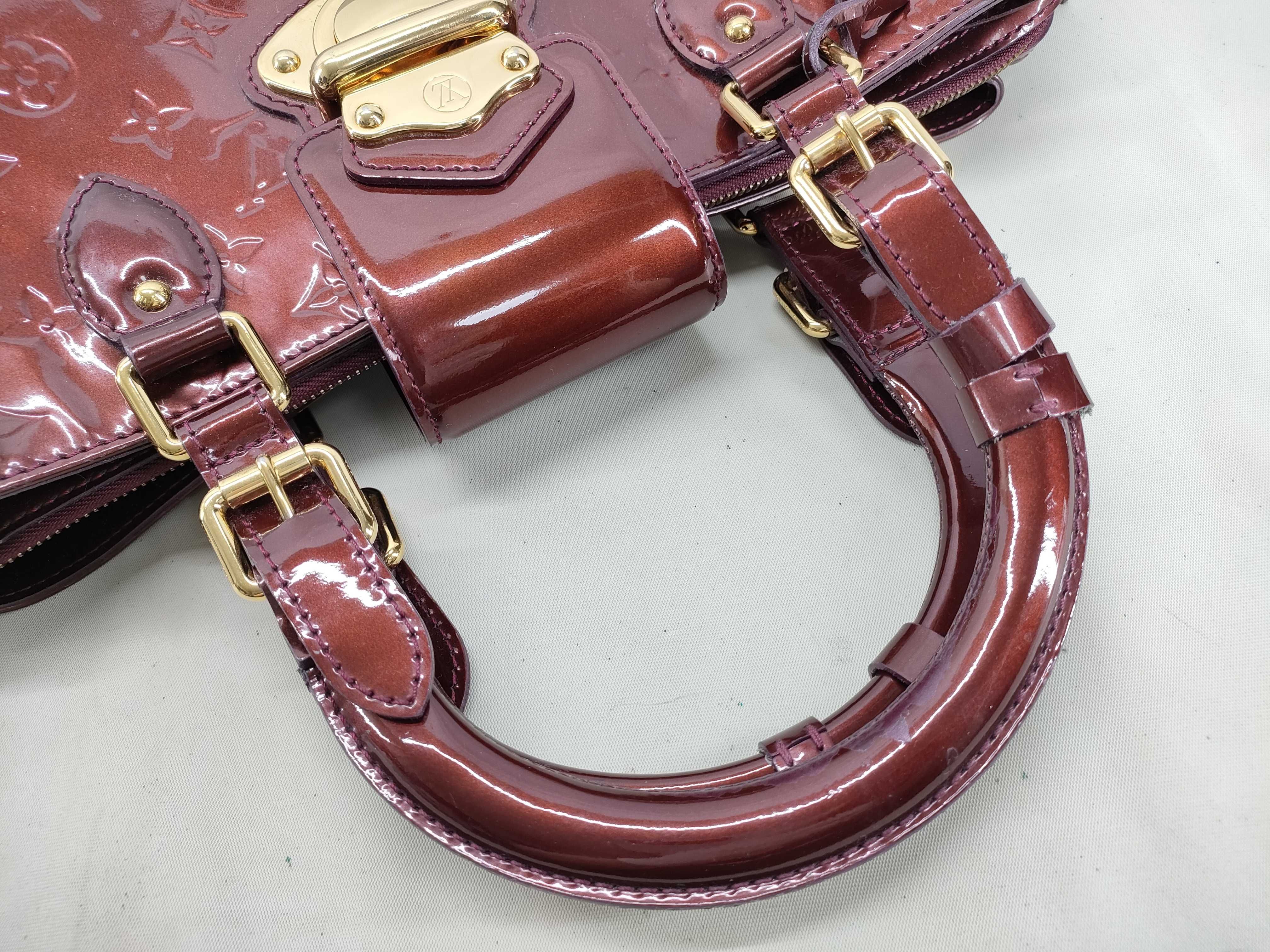 Vernis Bag Louis Vuitton Melrose Avenue Amarante Vernis Handbag — view 5