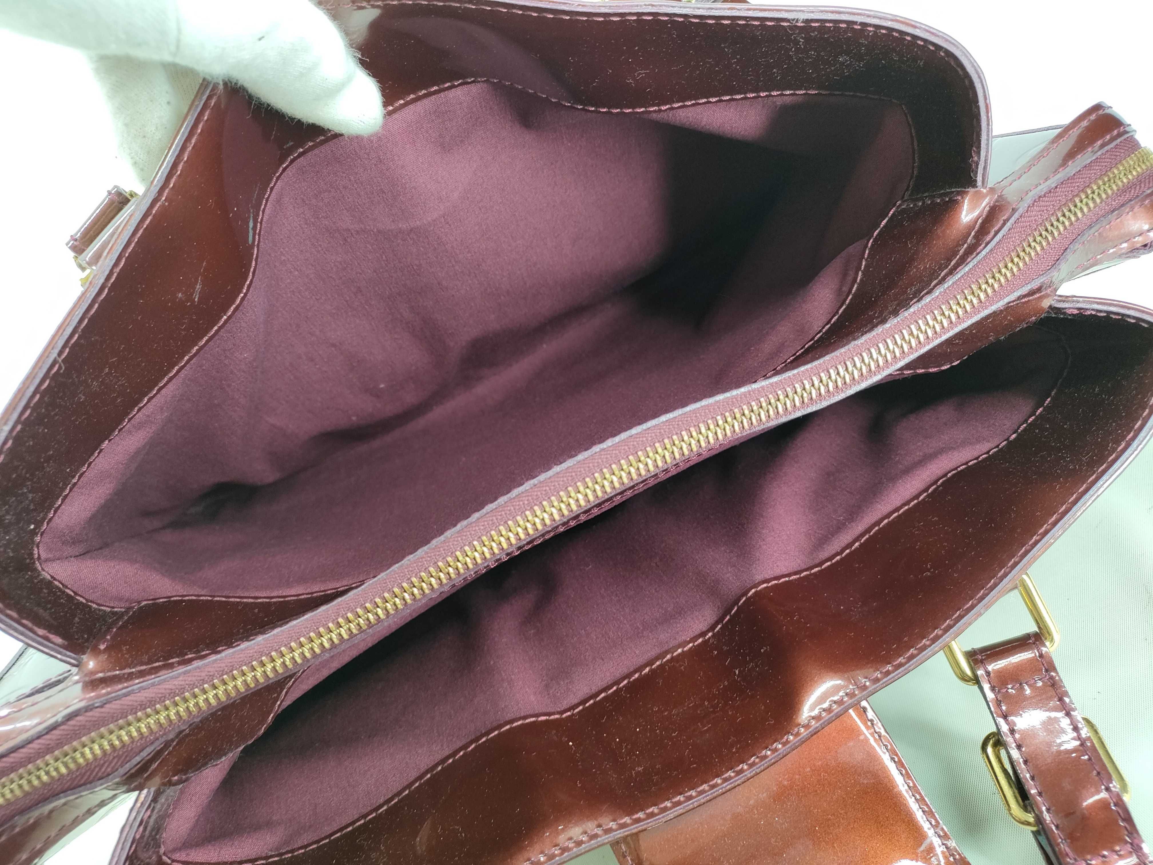 Vernis Bag Louis Vuitton Melrose Avenue Amarante Vernis Handbag — view 9