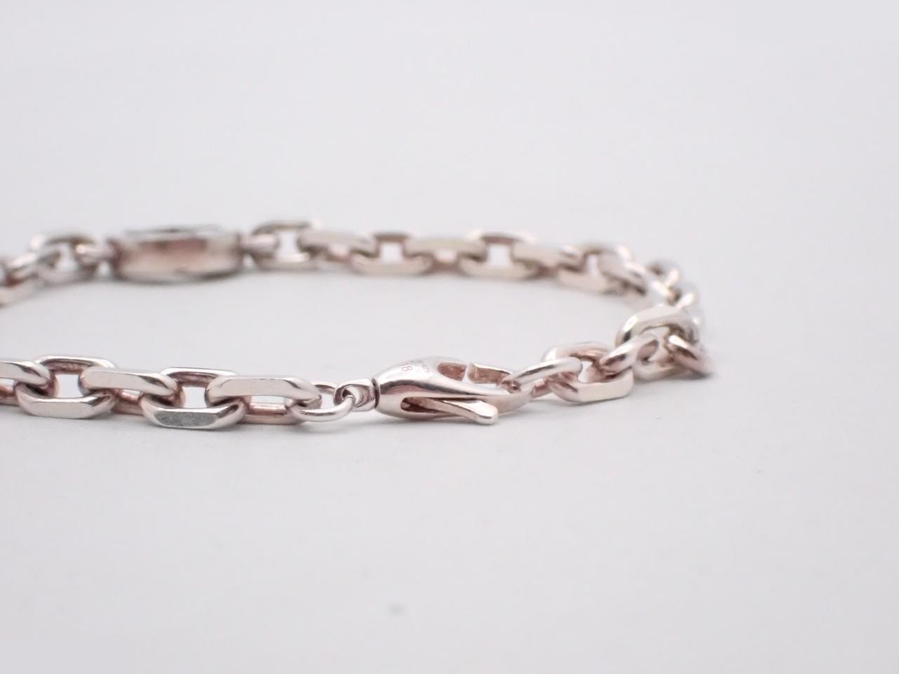 Interlocking G 925/12.2g Silver Bracelet — view 3