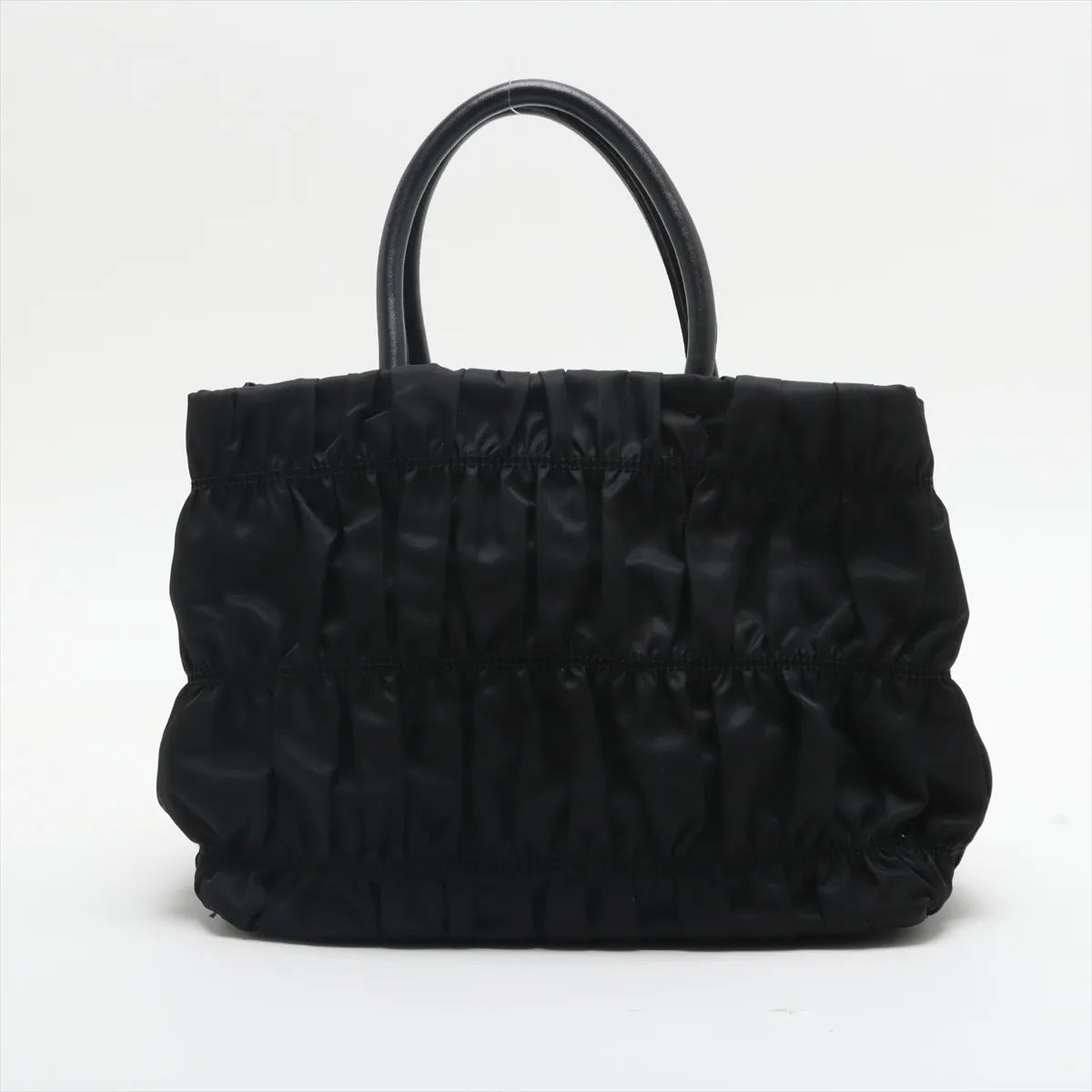 Tessuto Nylon x Leather Body Bag Black BN1703 Bearer Guarantee — view 2