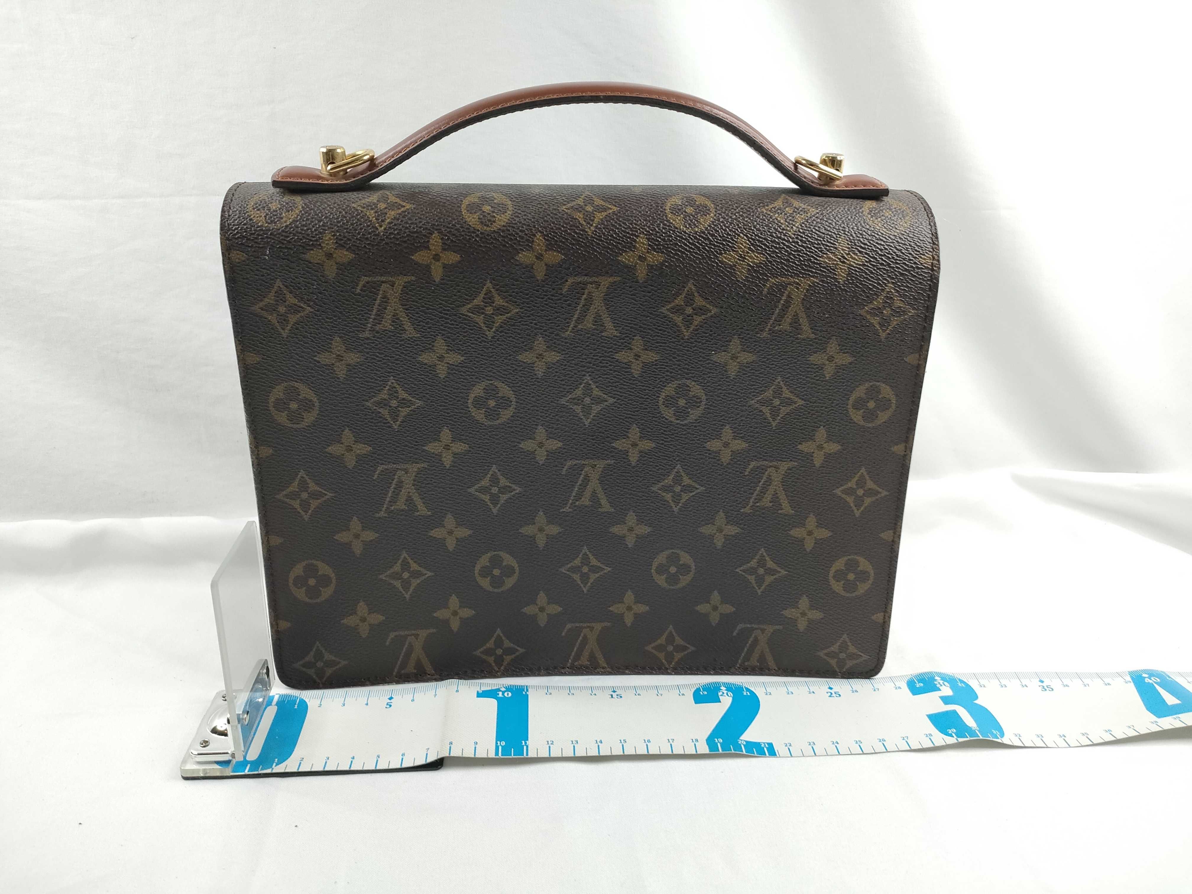 Monogram Louis Vuitton M51185 Monceau Handbag Monogram Handbag — view 2