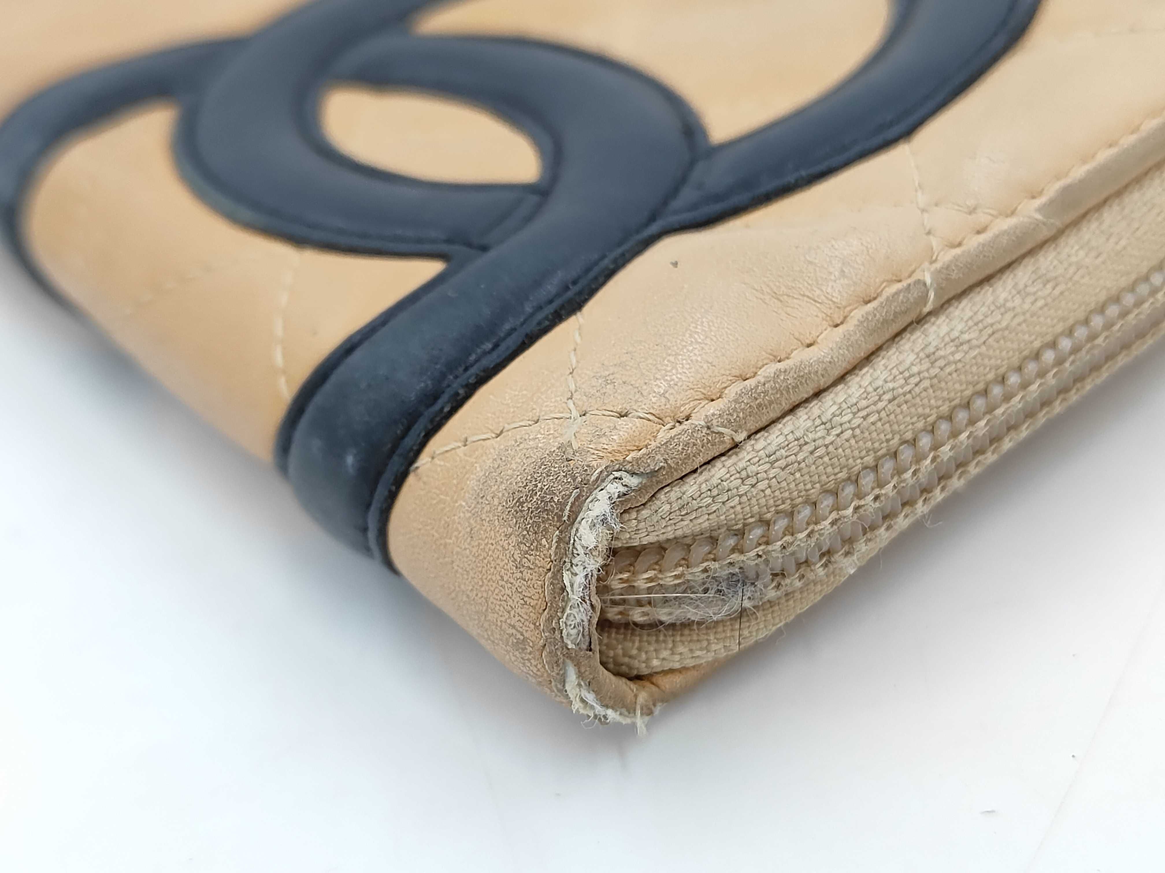 Cambon Leather Long Wallet — view 4