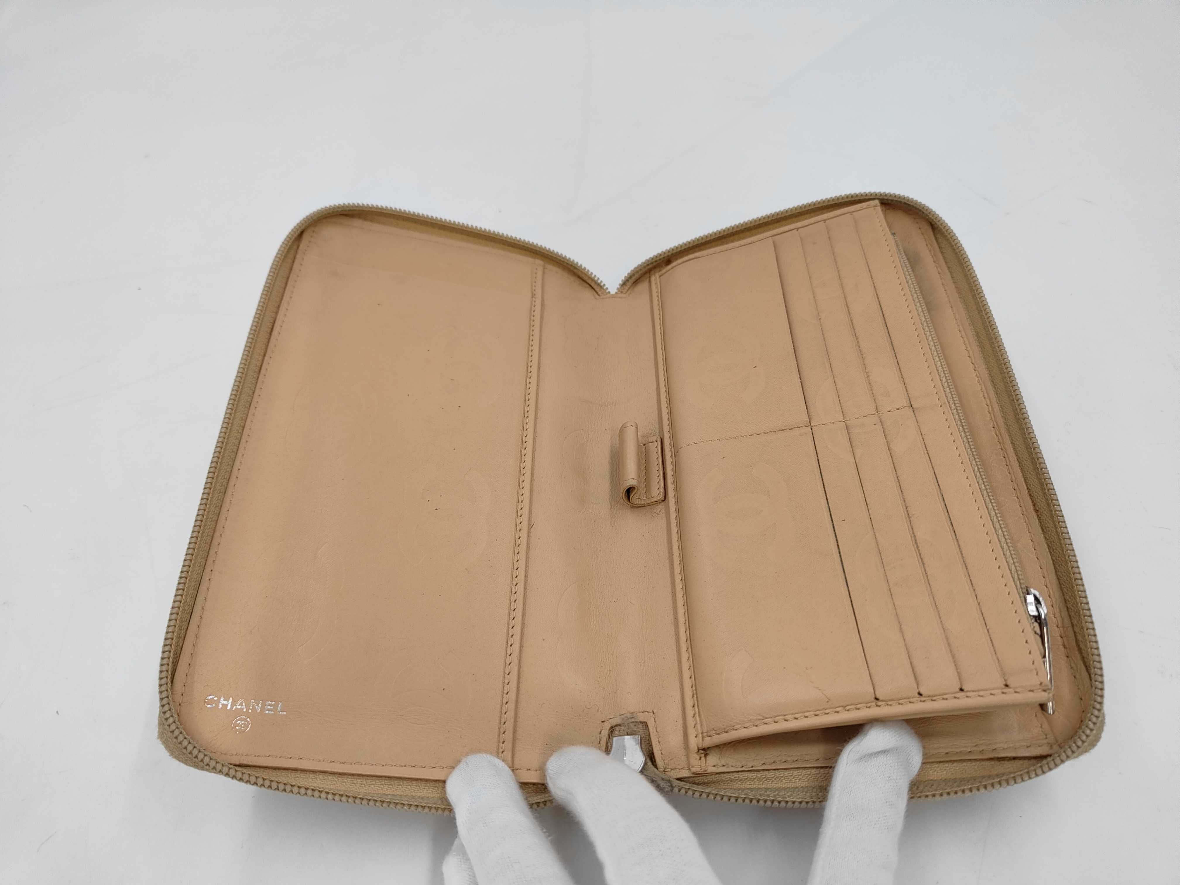 Cambon Leather Long Wallet — view 7