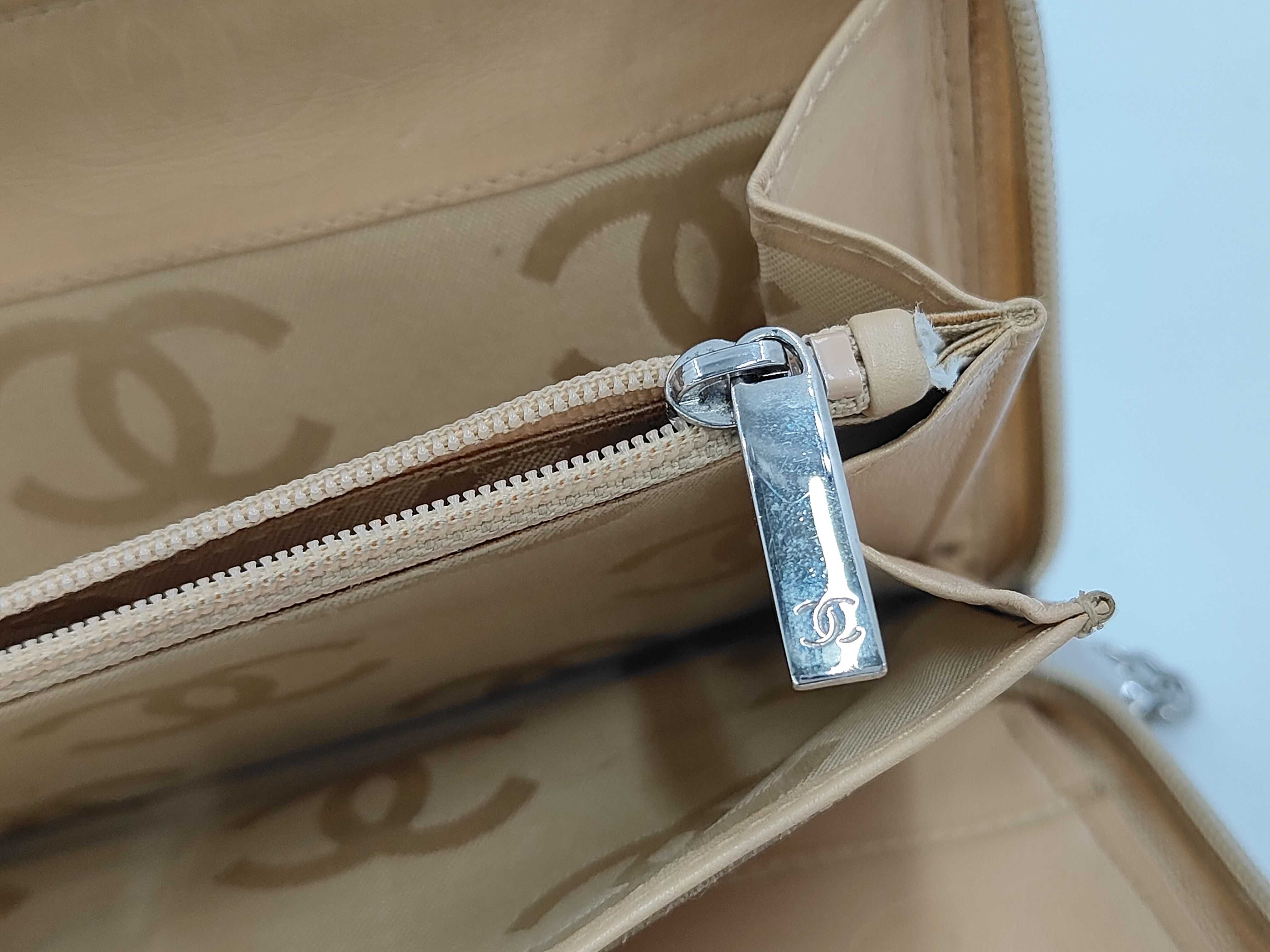 Cambon Leather Long Wallet — view 9