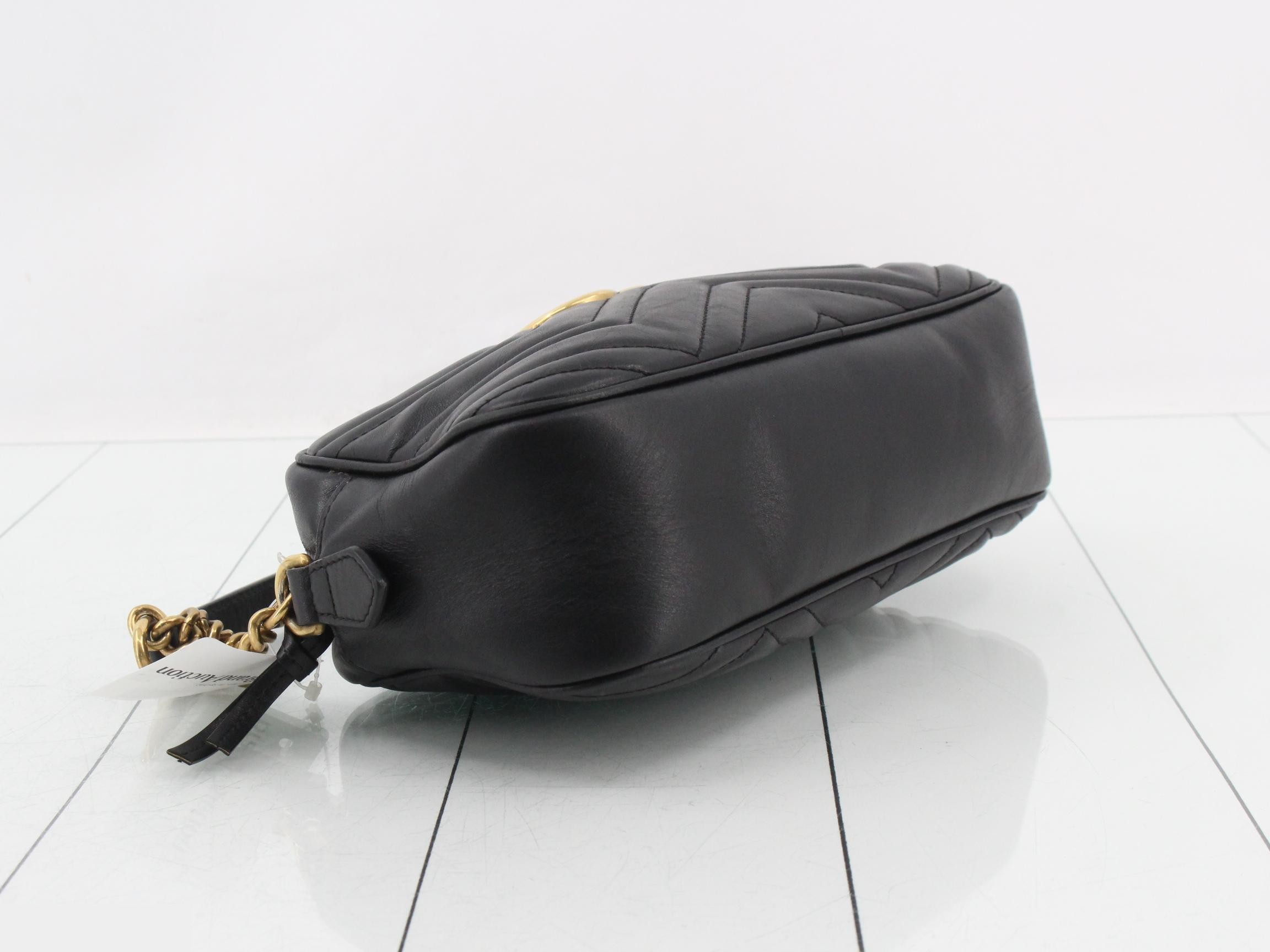 447632 GG Marmont Quilted Shoulder Bag Small Camera Case — view 5