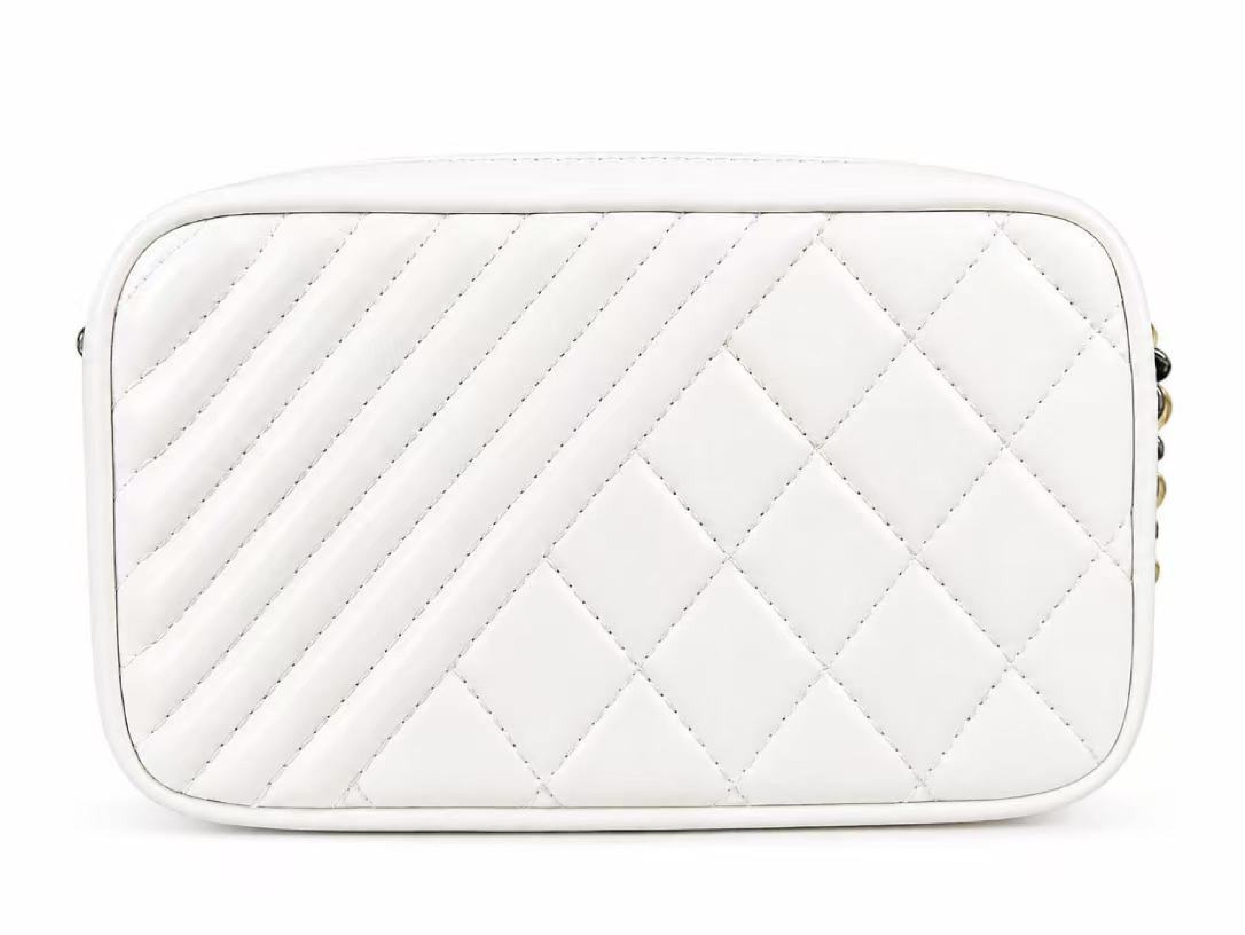 Leather Boy Chanel Hardware Chain Shoulder Bag — view 2