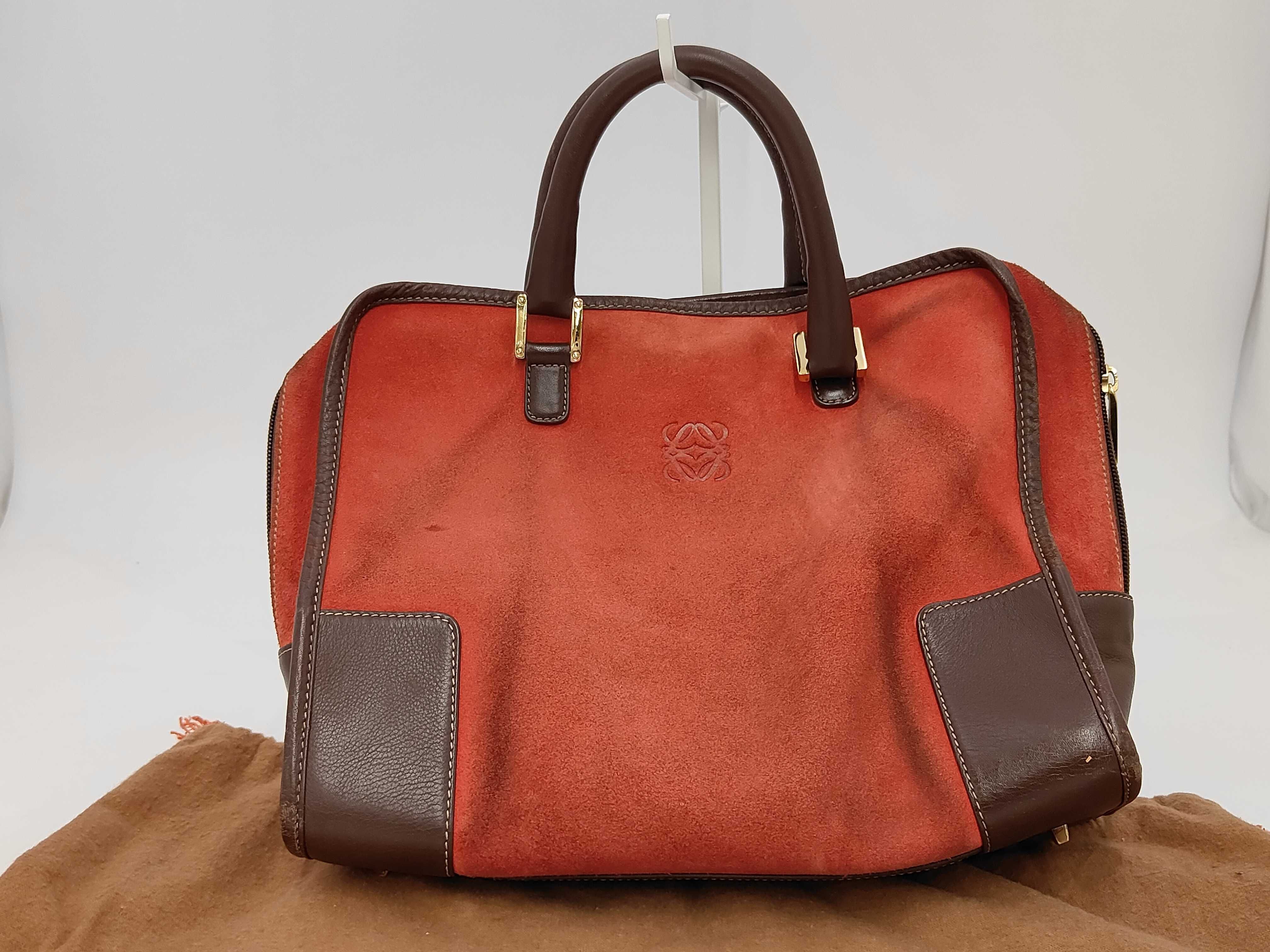 Amazona 27 Leather x Suede Handbag