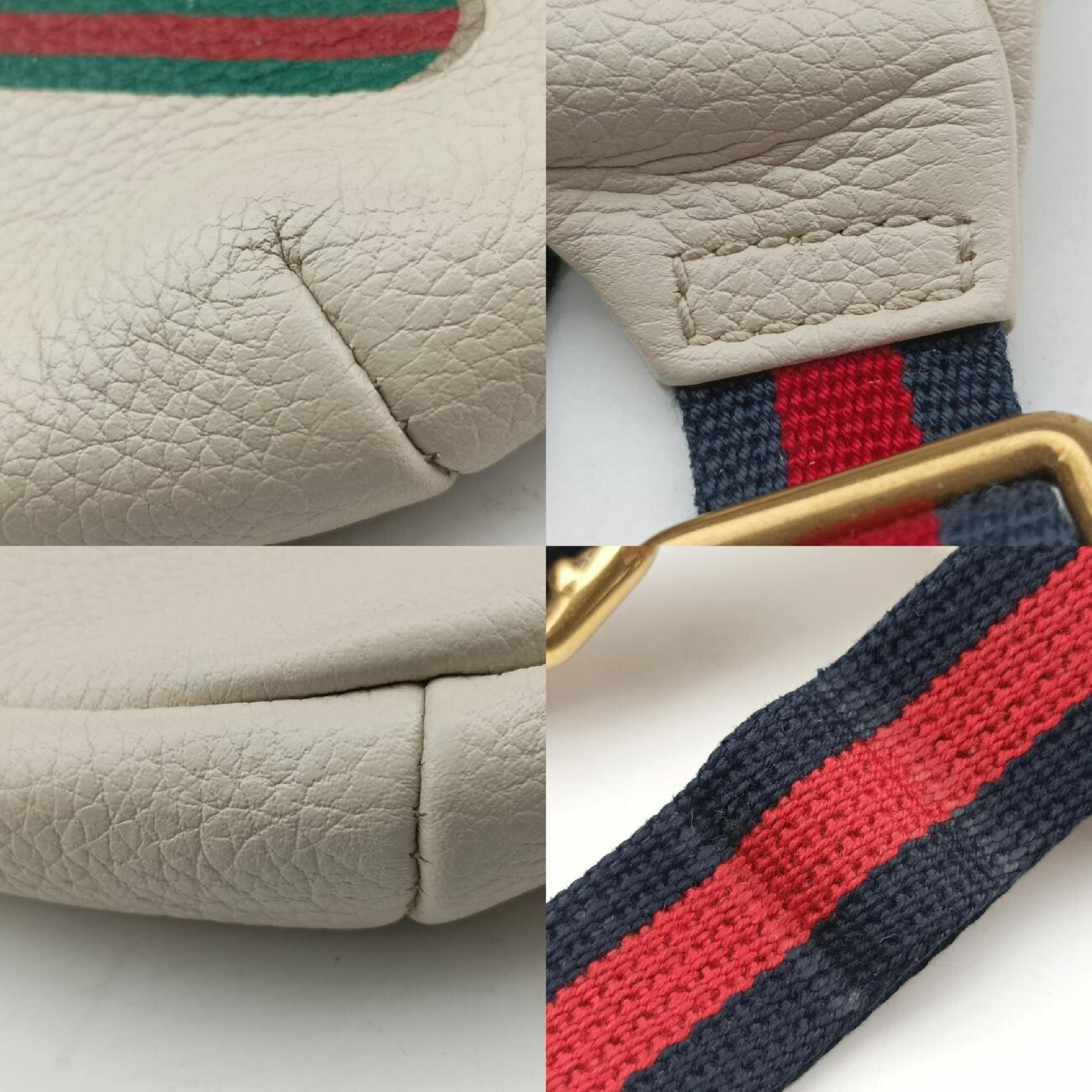 Print White Leather Waist Bag 527792 F026940284 — view 10