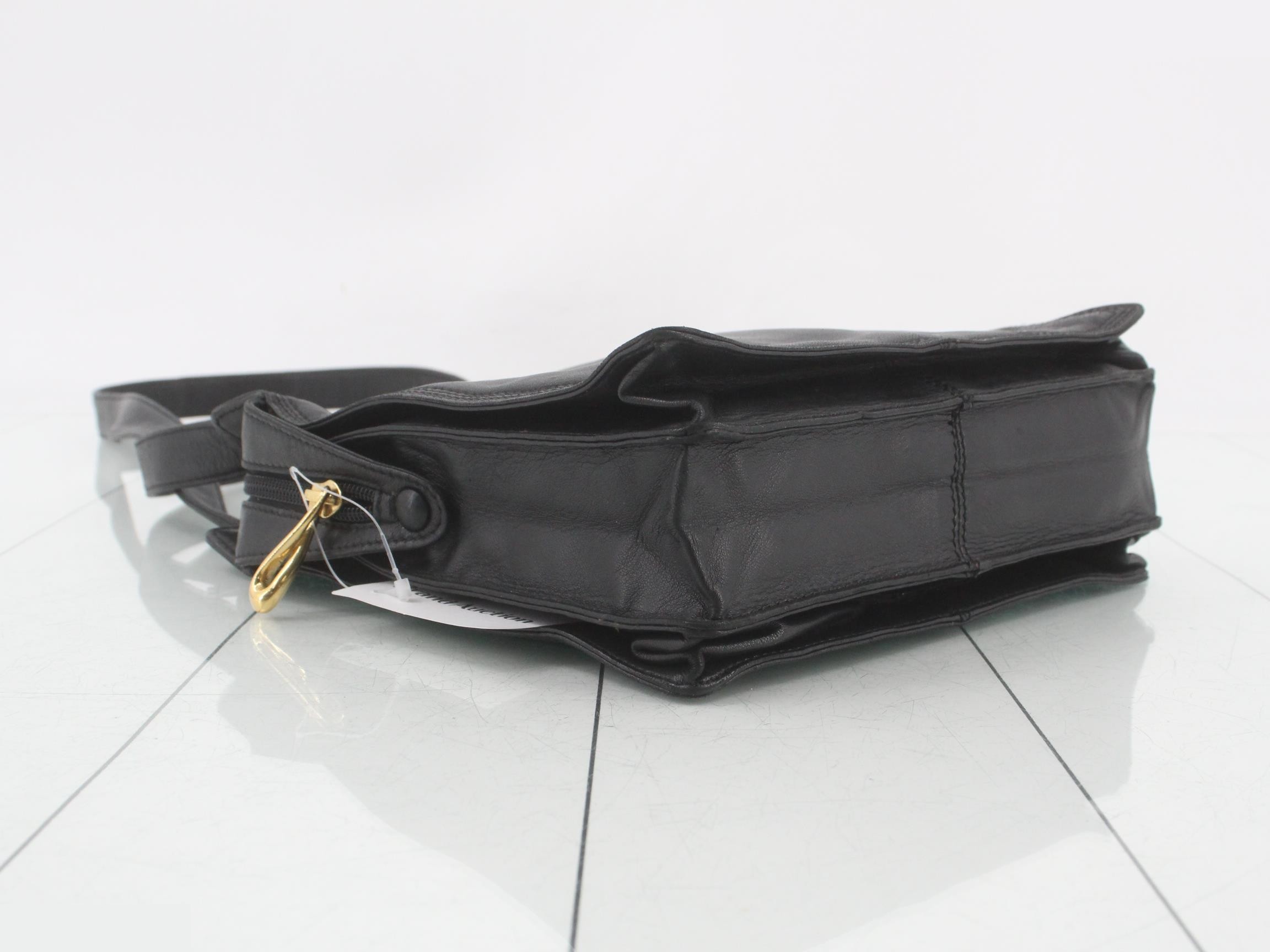 Anagram Leather Shoulder Bag — view 5