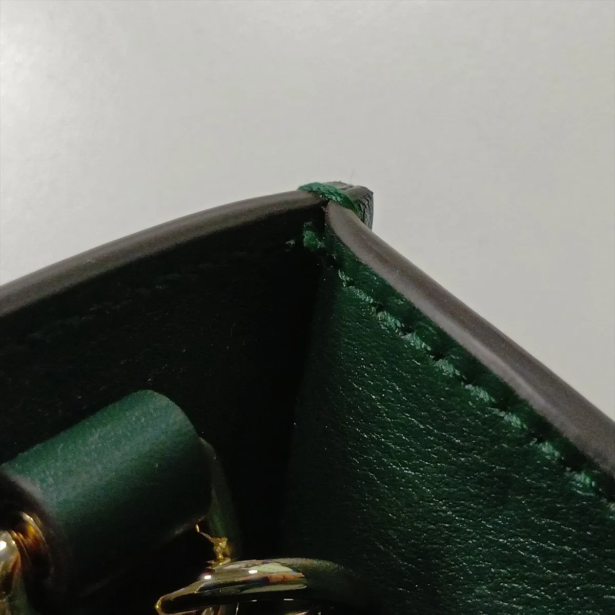 Bamboo Diana Leather 2-Way Handbag, Green, 853226 — view 11
