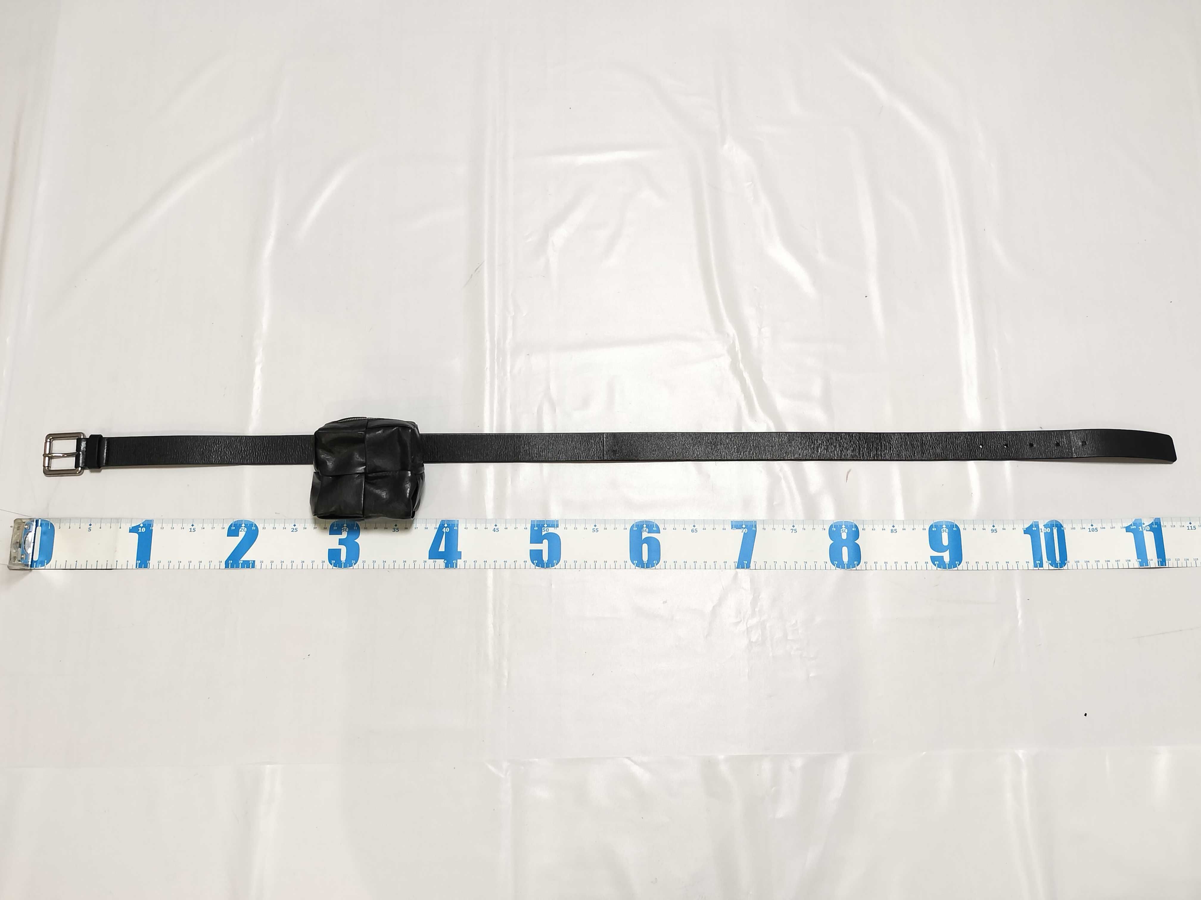 Maxi Intrecciato Cassette Waist Bag Belt — view 13
