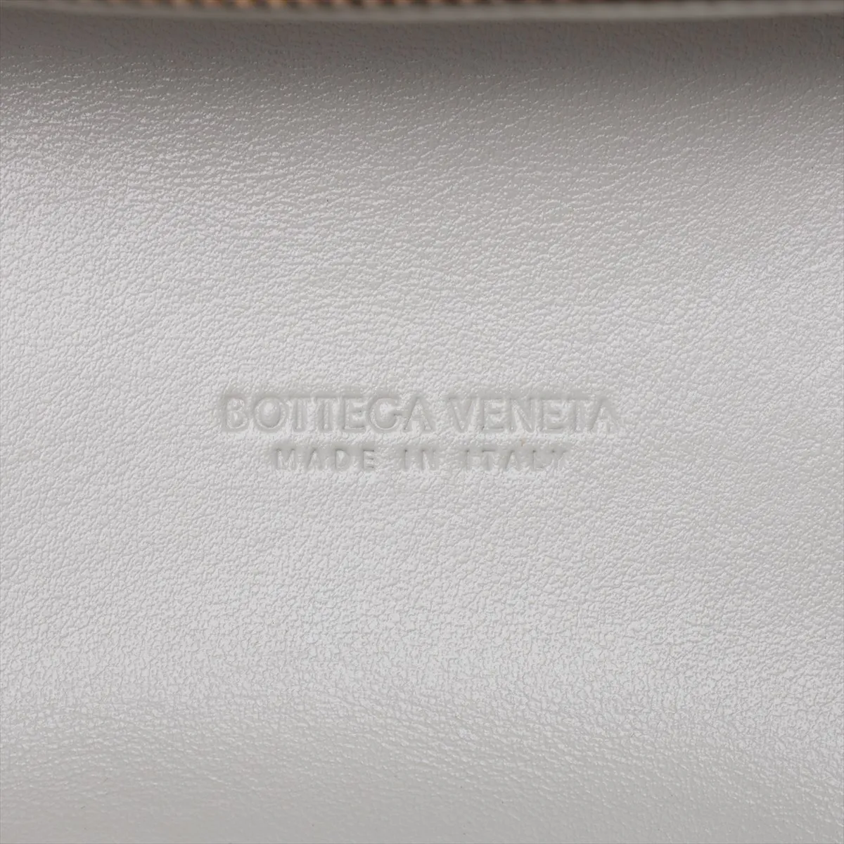 Intrecciato Bang Vanity Case Leather Vanity Bag Gray — view 7
