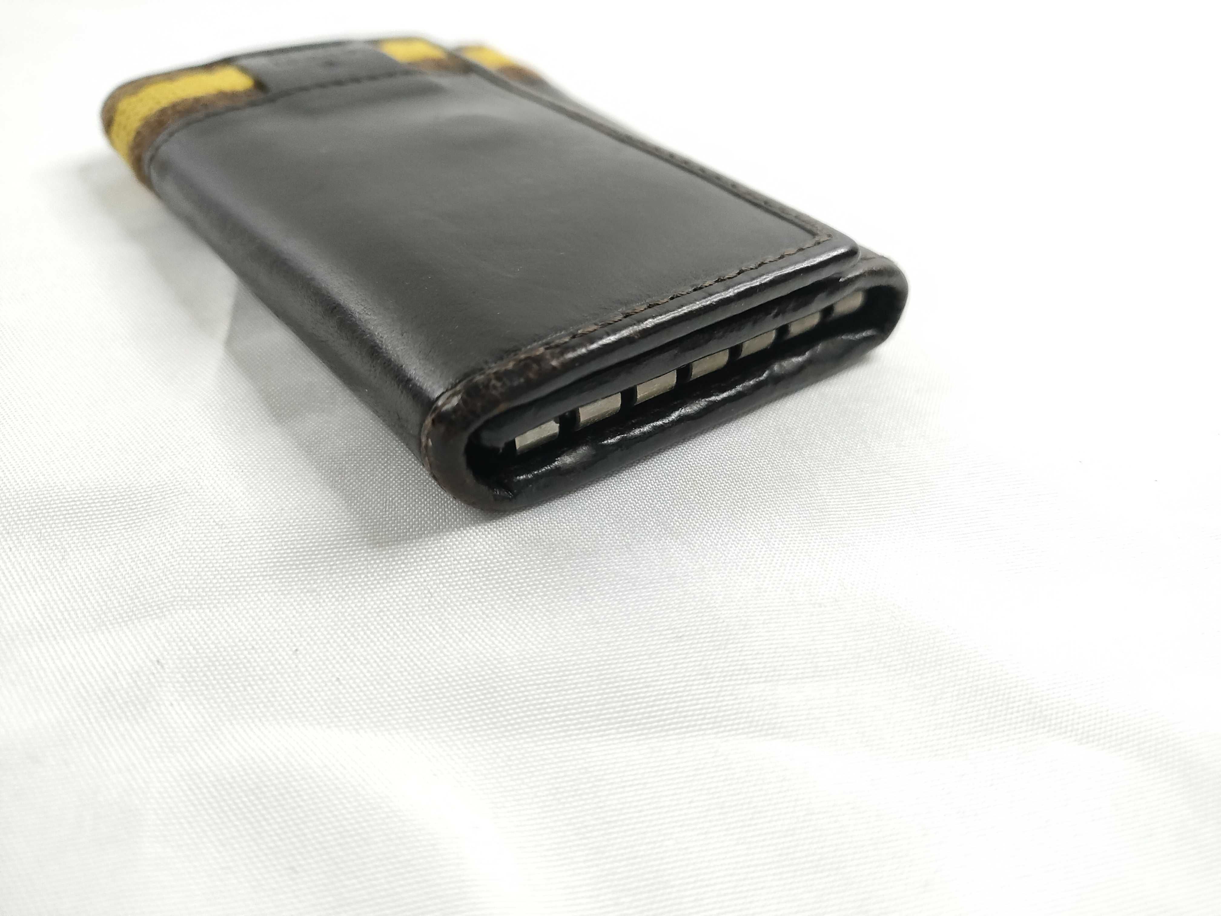 Key Case, 6 Hooks, Leather, Dark Brown — view 3