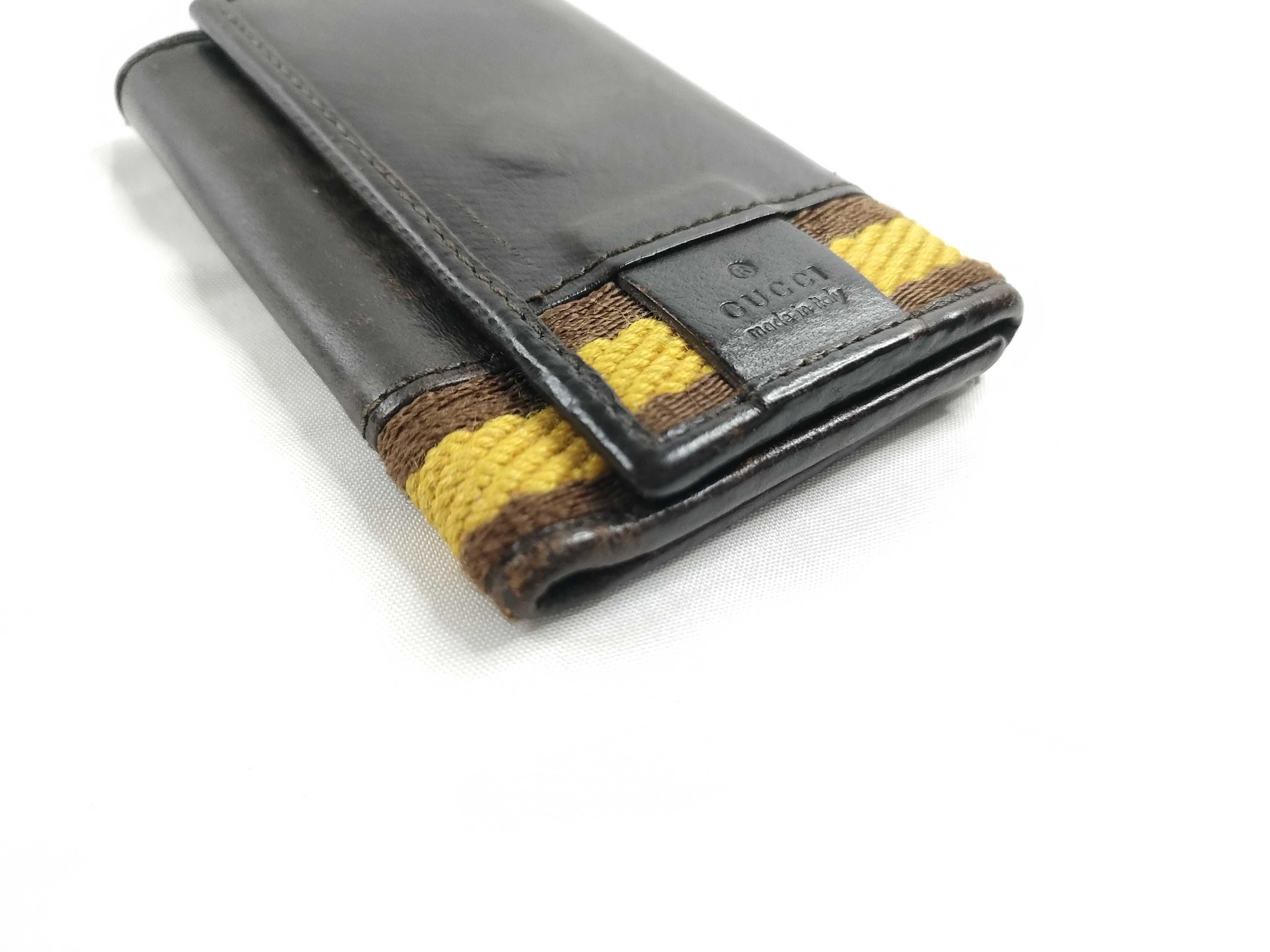 Key Case, 6 Hooks, Leather, Dark Brown — view 4