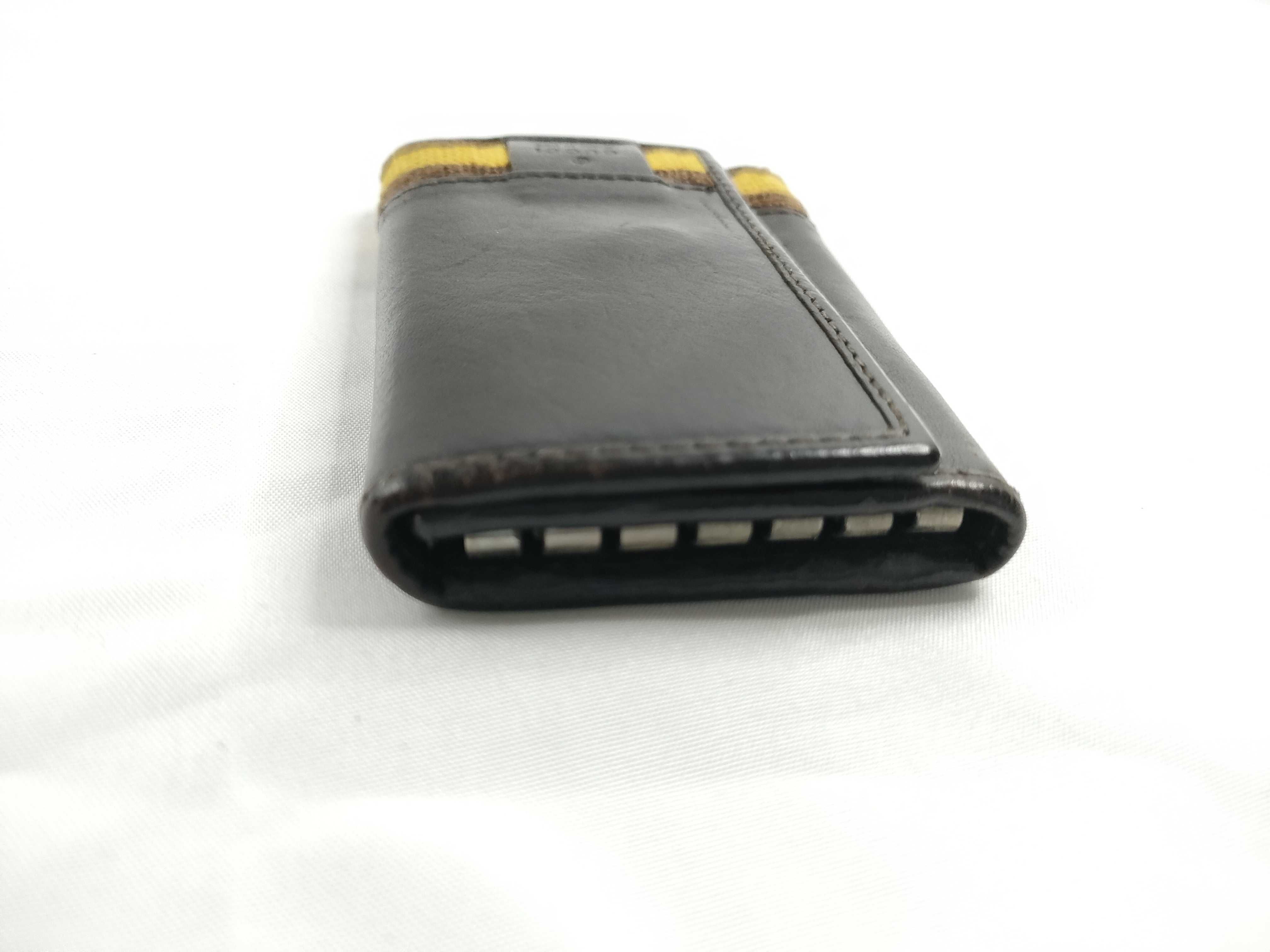 Key Case, 6 Hooks, Leather, Dark Brown — view 7
