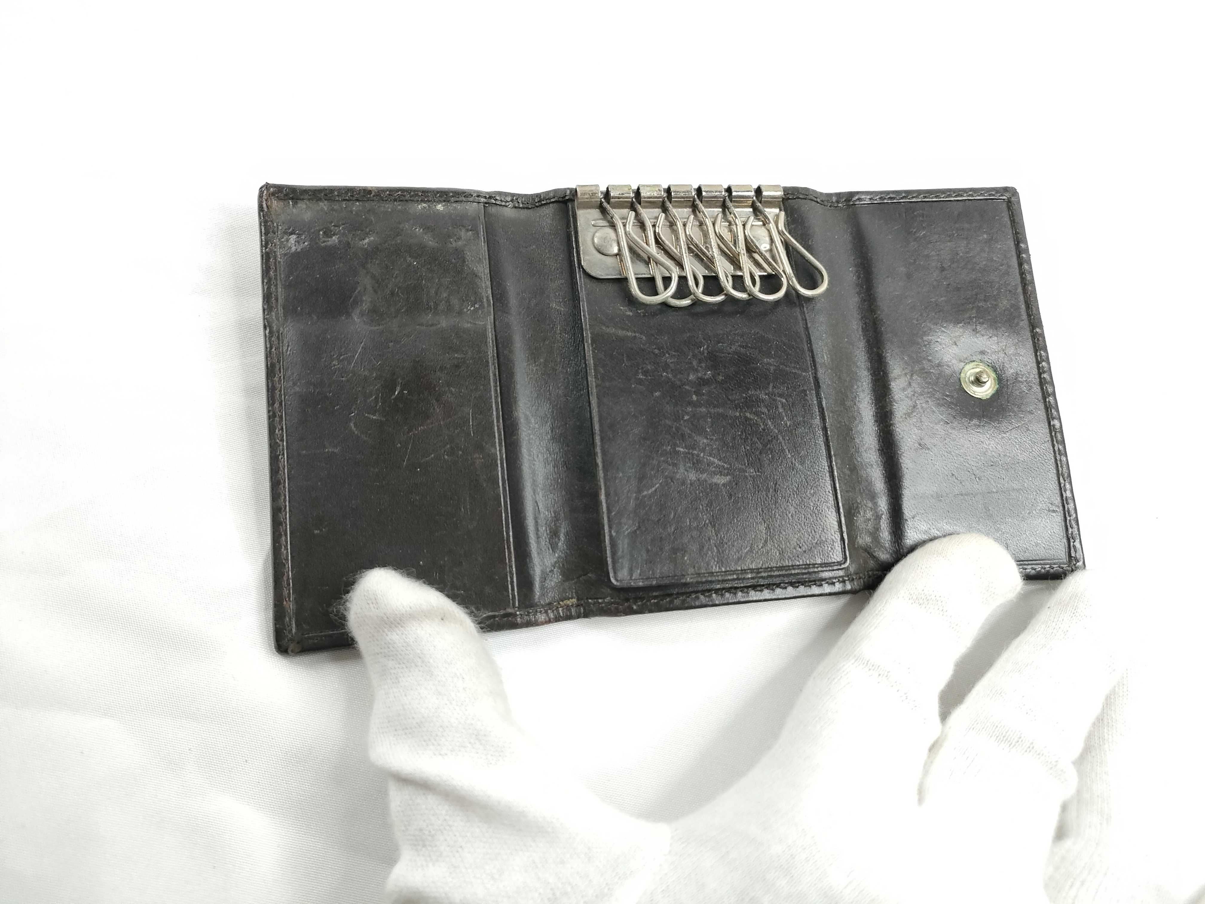 Key Case, 6 Hooks, Leather, Dark Brown — view 8