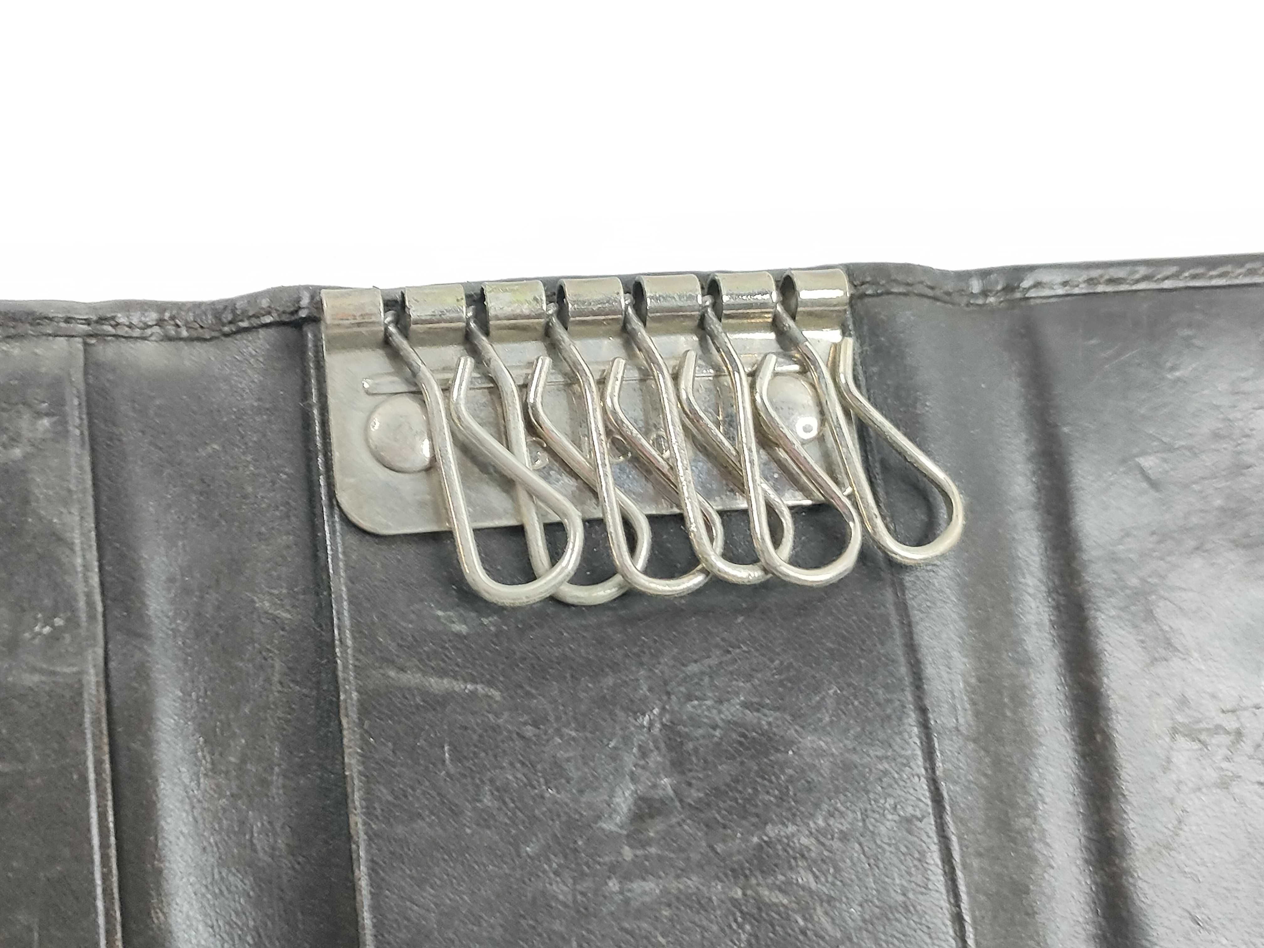 Key Case, 6 Hooks, Leather, Dark Brown — view 9