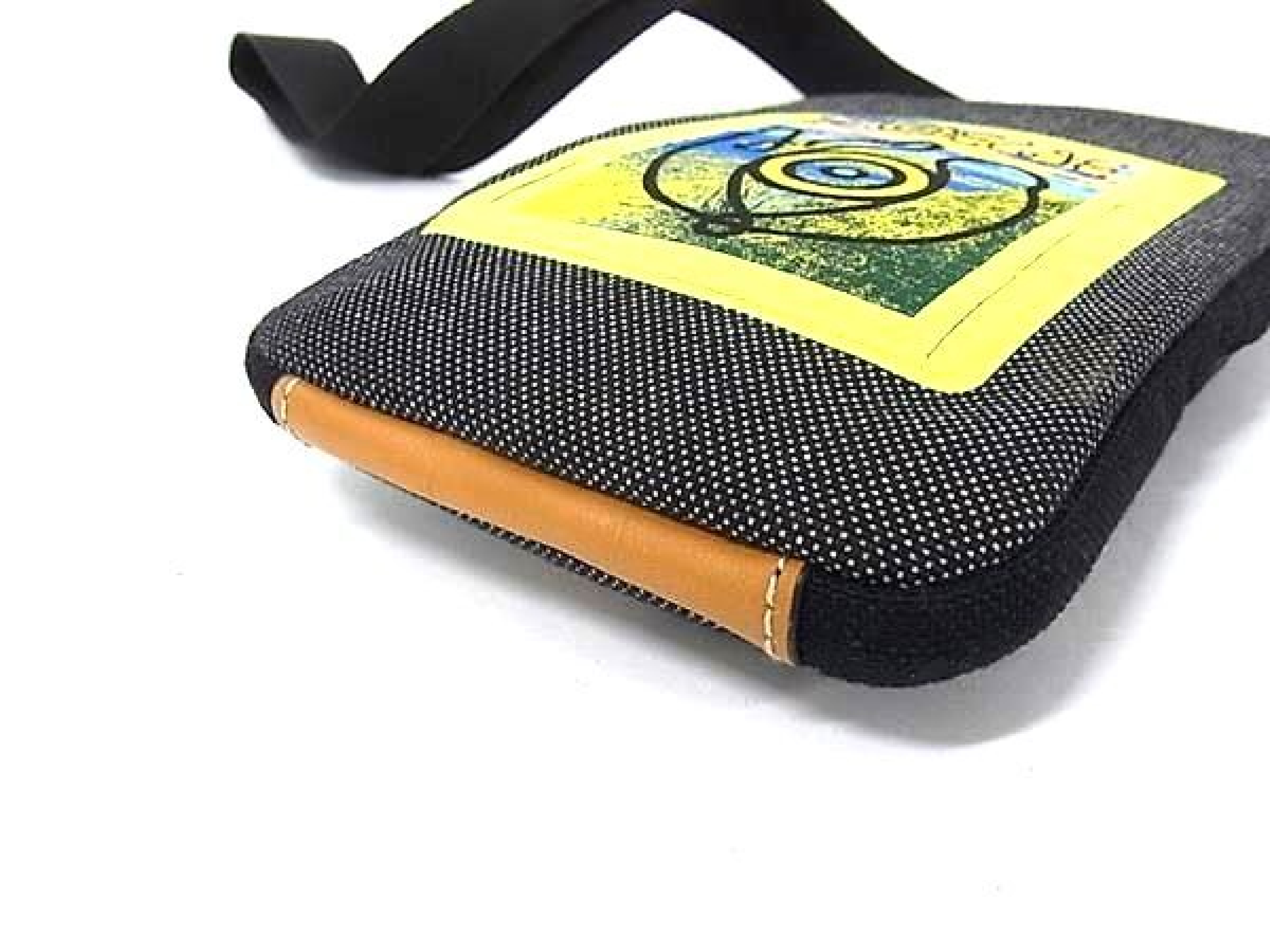 Excellent Condition Loewe Canvas Eye Nature Neck Pouch Shoulder Bag Black x Multicolor BR5133 Shoulder Bag — view 4