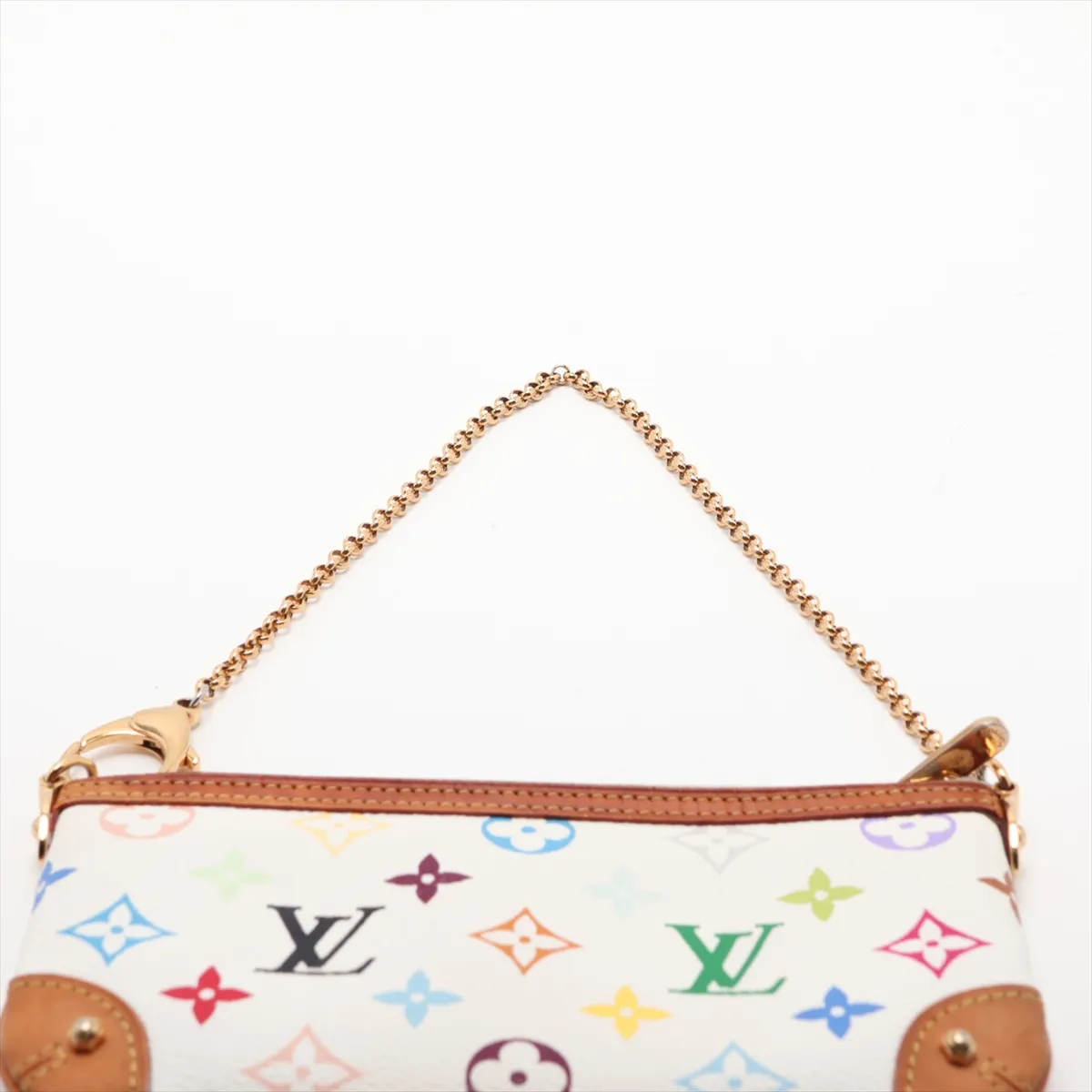 Multicolor Pochette Mira MM M60096 AA5018 White x Brown — view 6