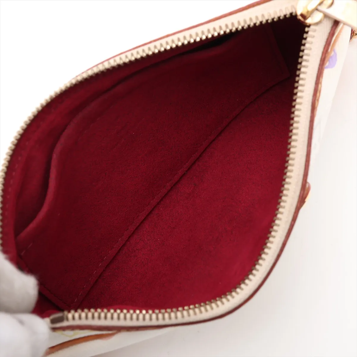 Multicolor Pochette Mira MM M60096 AA5018 White x Brown — view 7