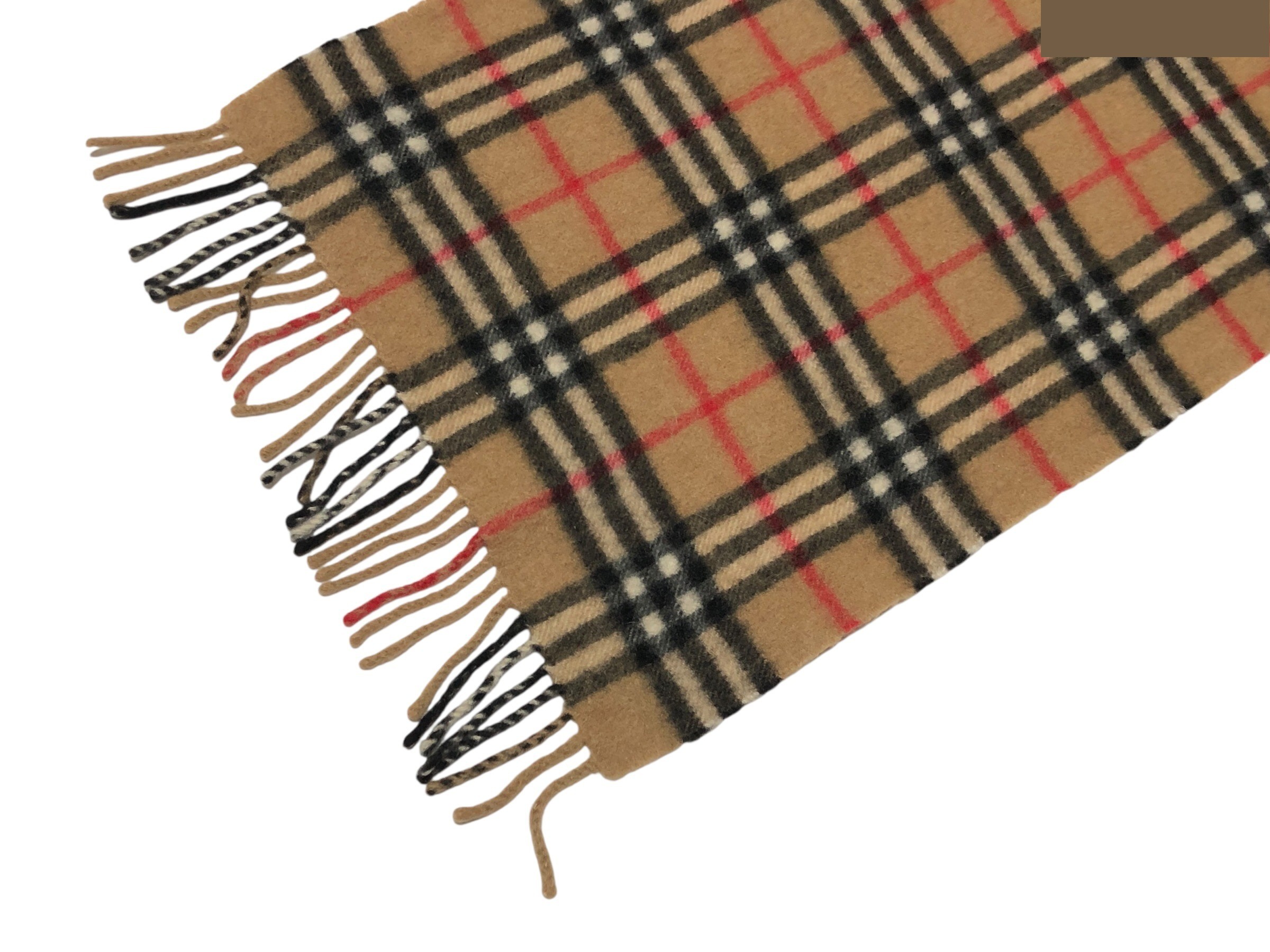 scarf, Nova check pattern, 100% cashmere. — view 11