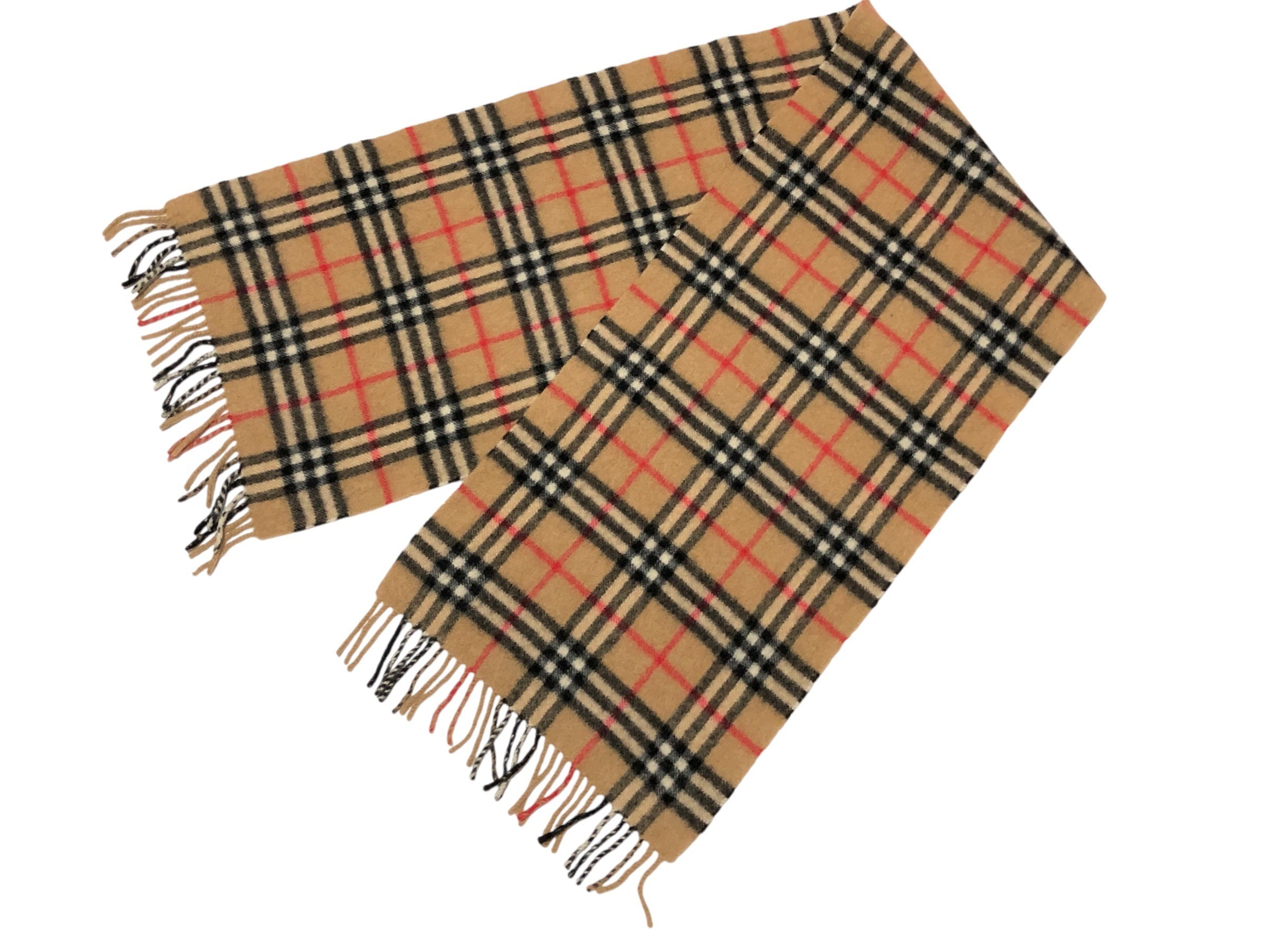 scarf, Nova check pattern, 100% cashmere. — view 4